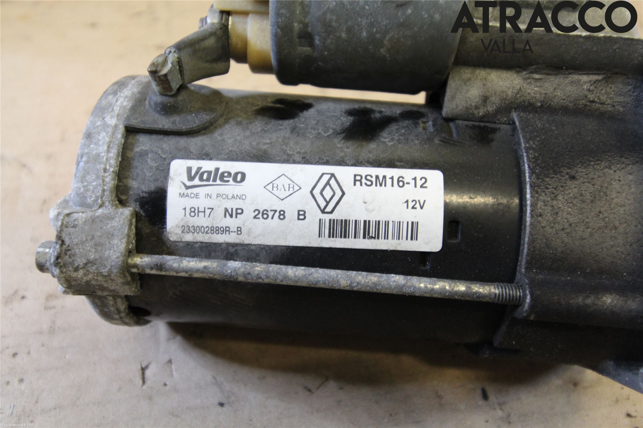 Opel VIVARO 15-19 Startmotor Diesel