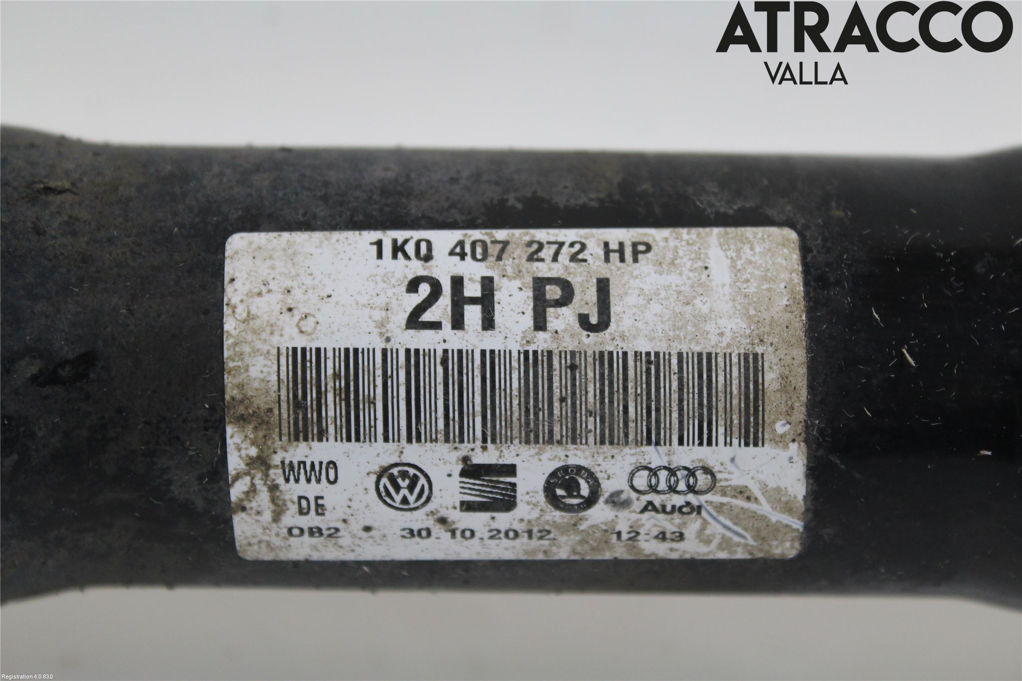 Volkswagen VW PASSAT 11-14 Drivaxel Fram Höger