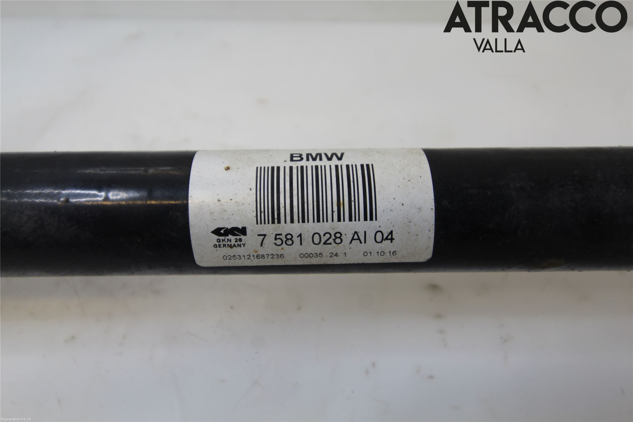 BMW 5 F10/F11/F18 09-17 Drivaxel Bak Höger