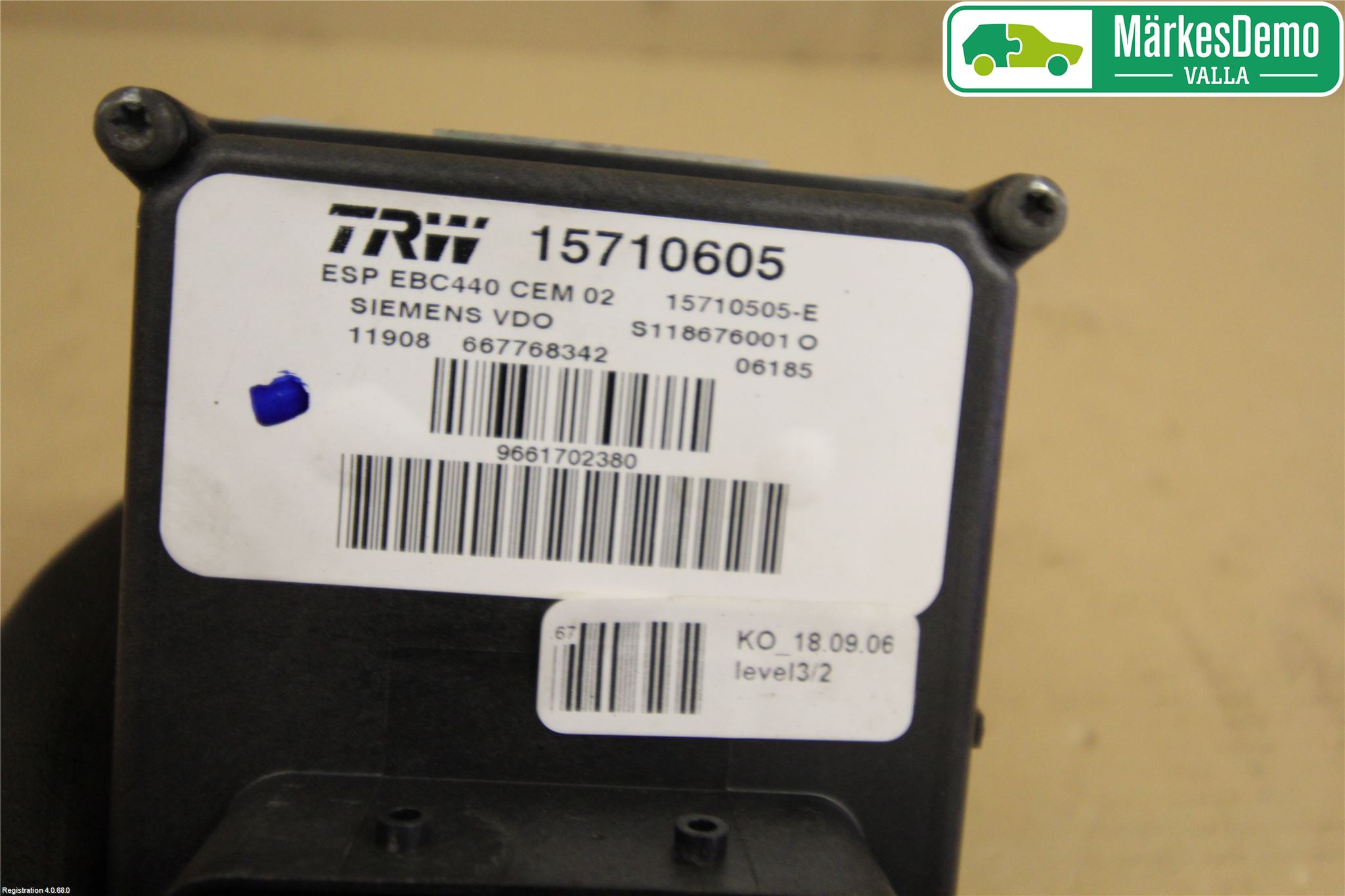 Peugeot 407 Abs Hydraulaggregat