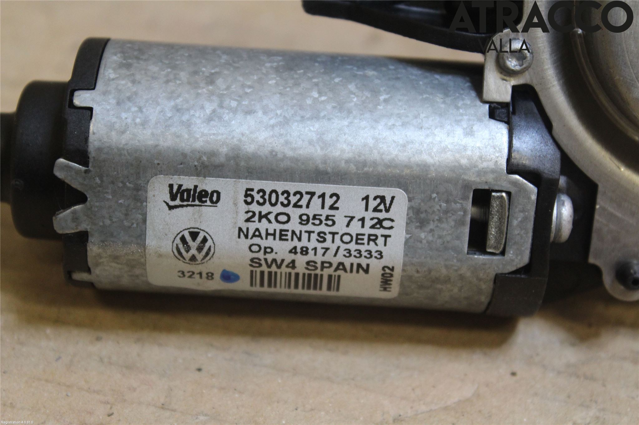 Volkswagen VW CADDY      04-10 Torkarmotor Baklucka