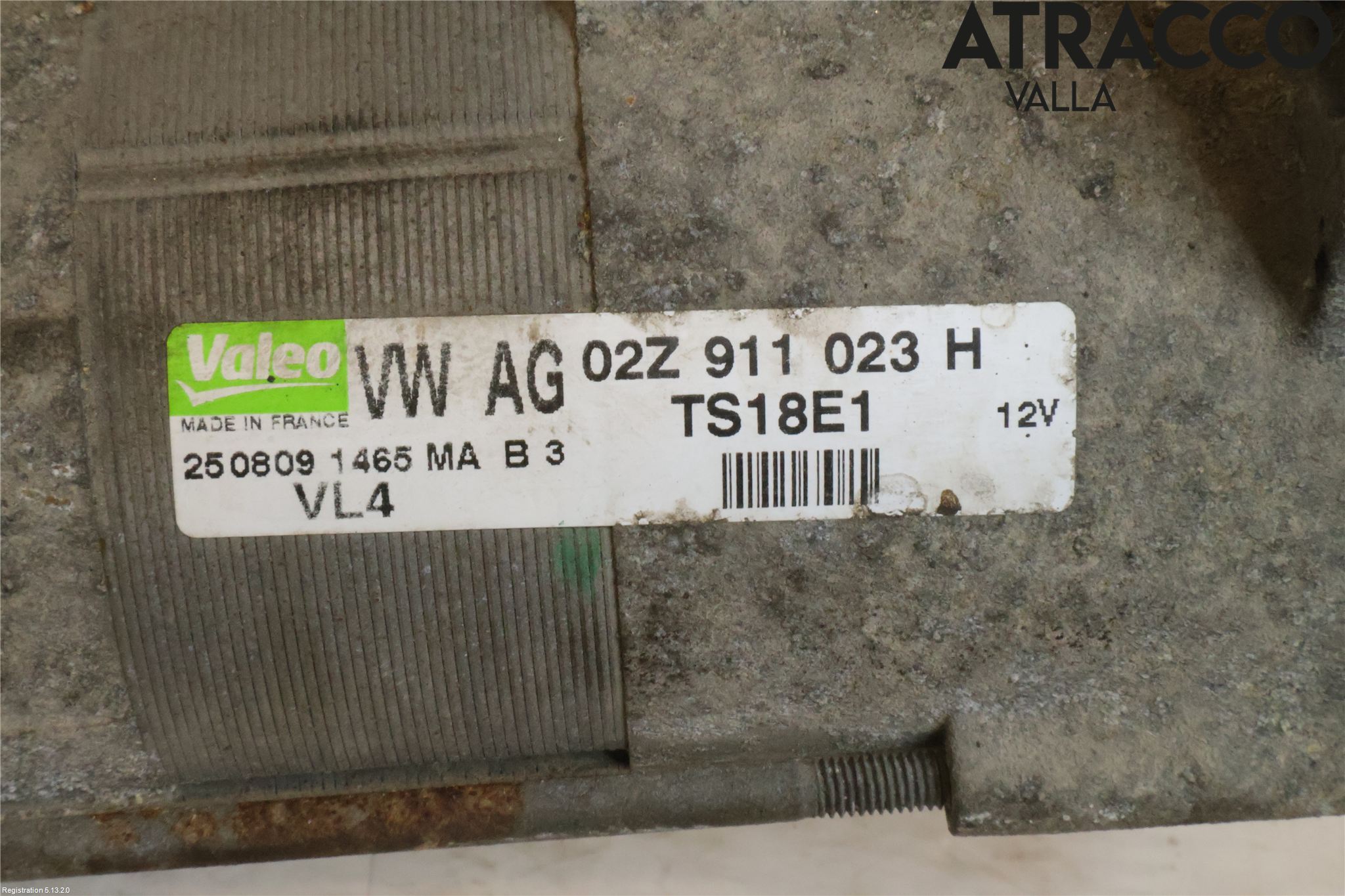 Audi A3/S3 05-13 Startmotor Diesel