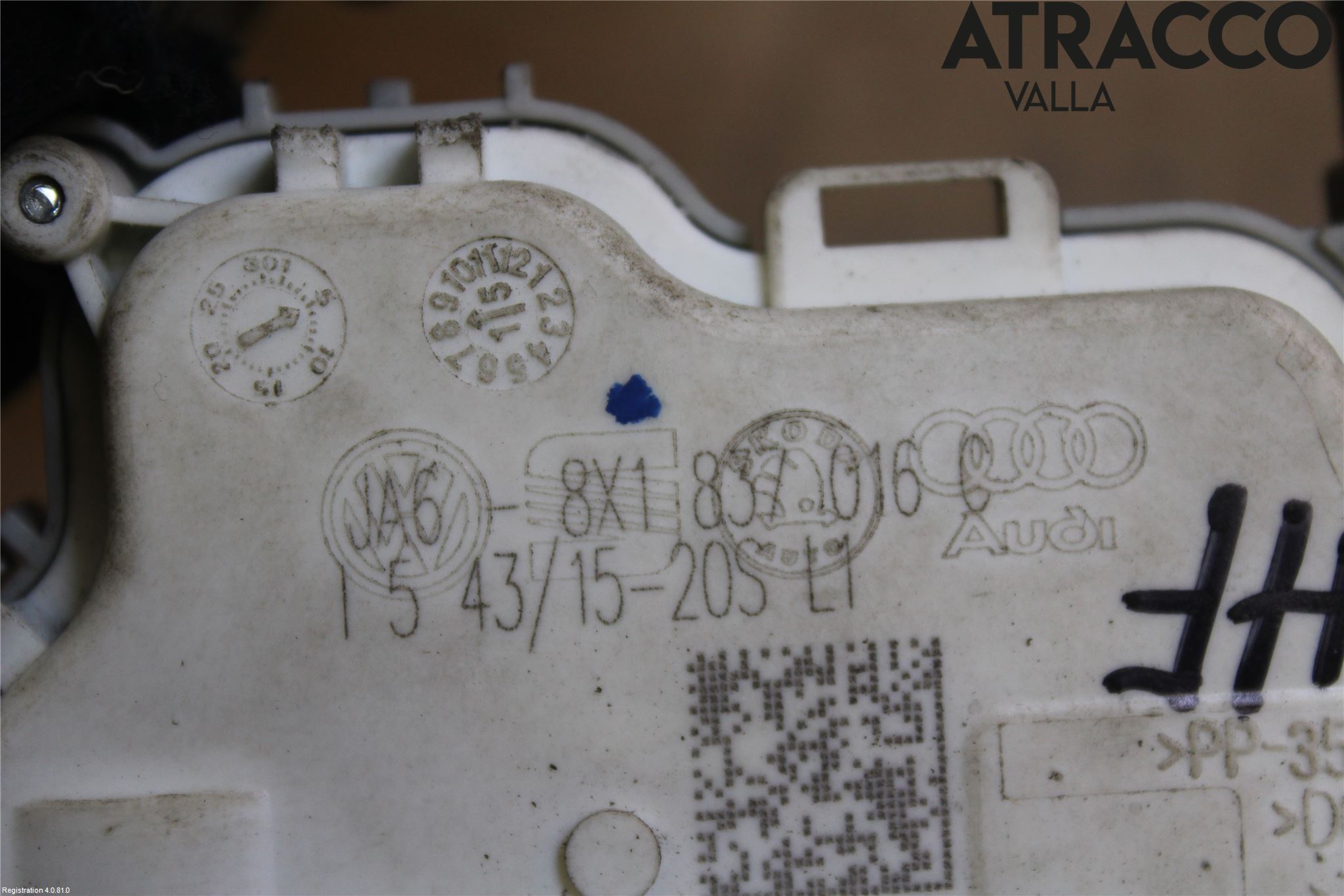 Audi A1/S1 11-18 Låskista-Dörrlås