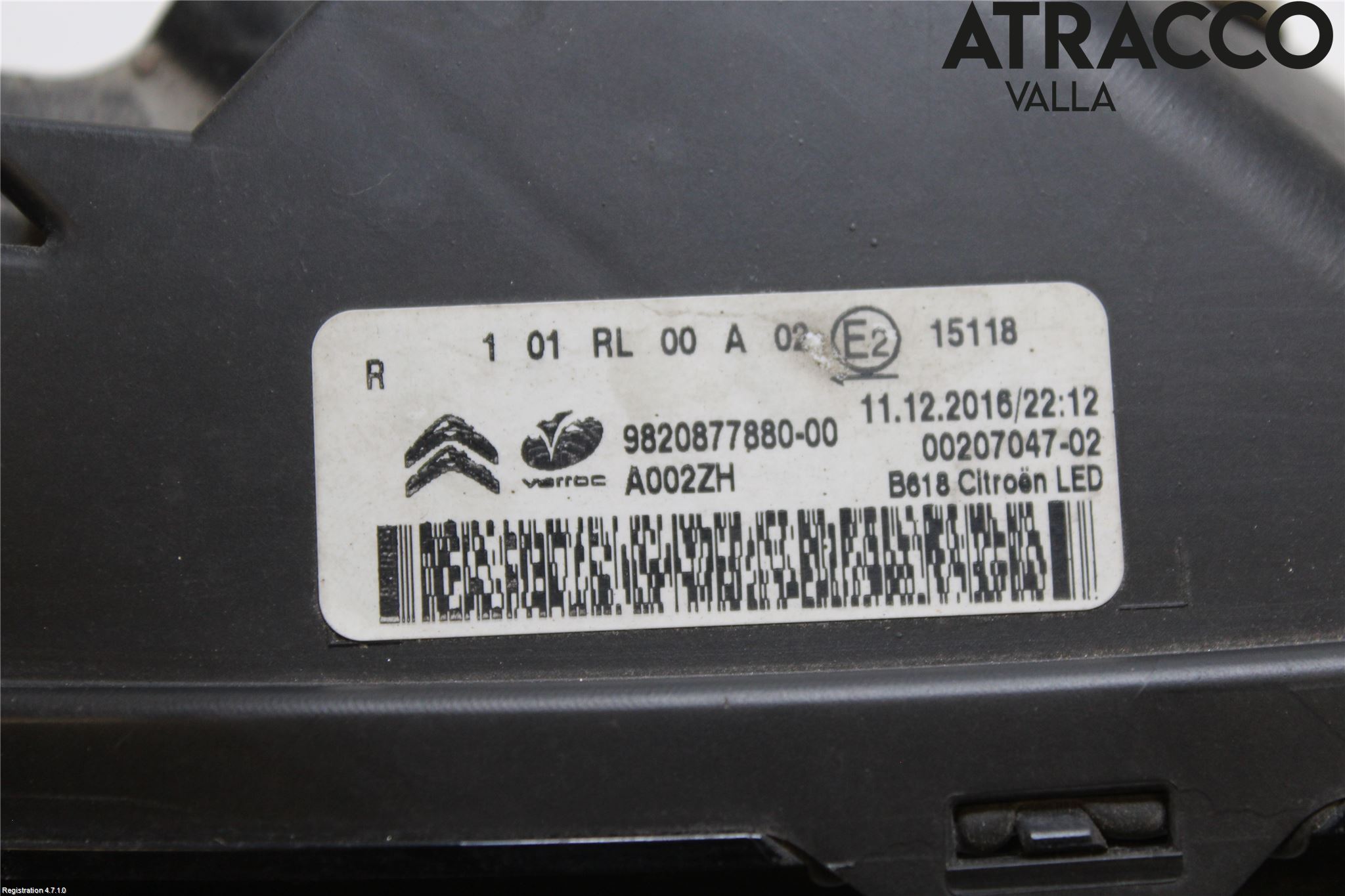 Citroen C3 AIRCROSS 18-23 Positionsljus Fram Hö