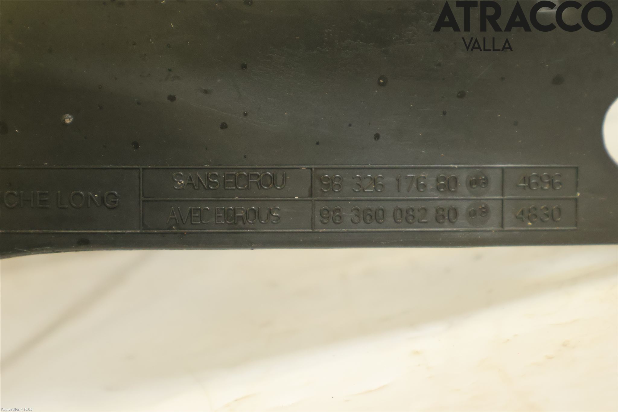 Peugeot 408 22- Hasplåt Plåt-Plast