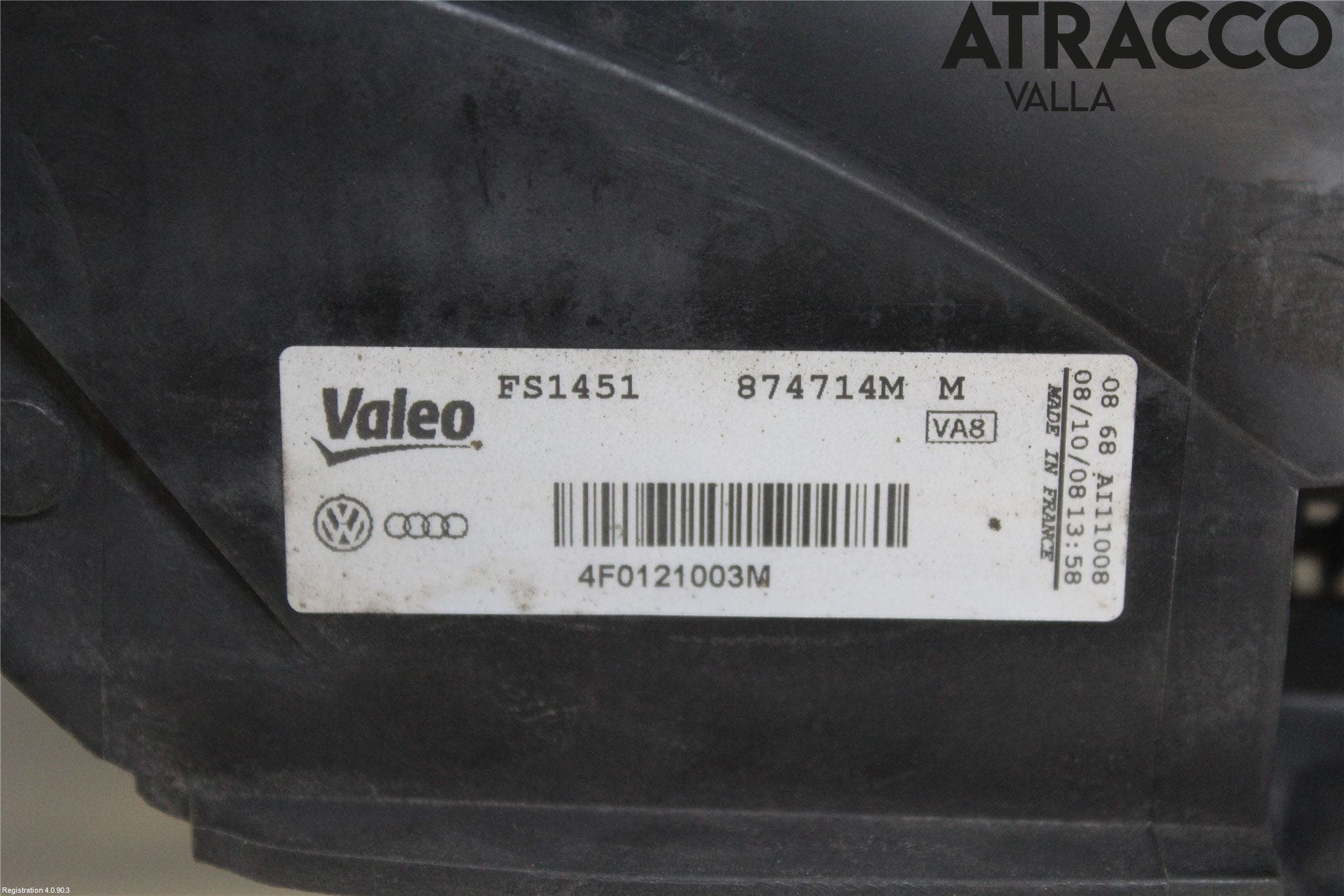 Audi A6/S6 05-11 Kylfläkt El