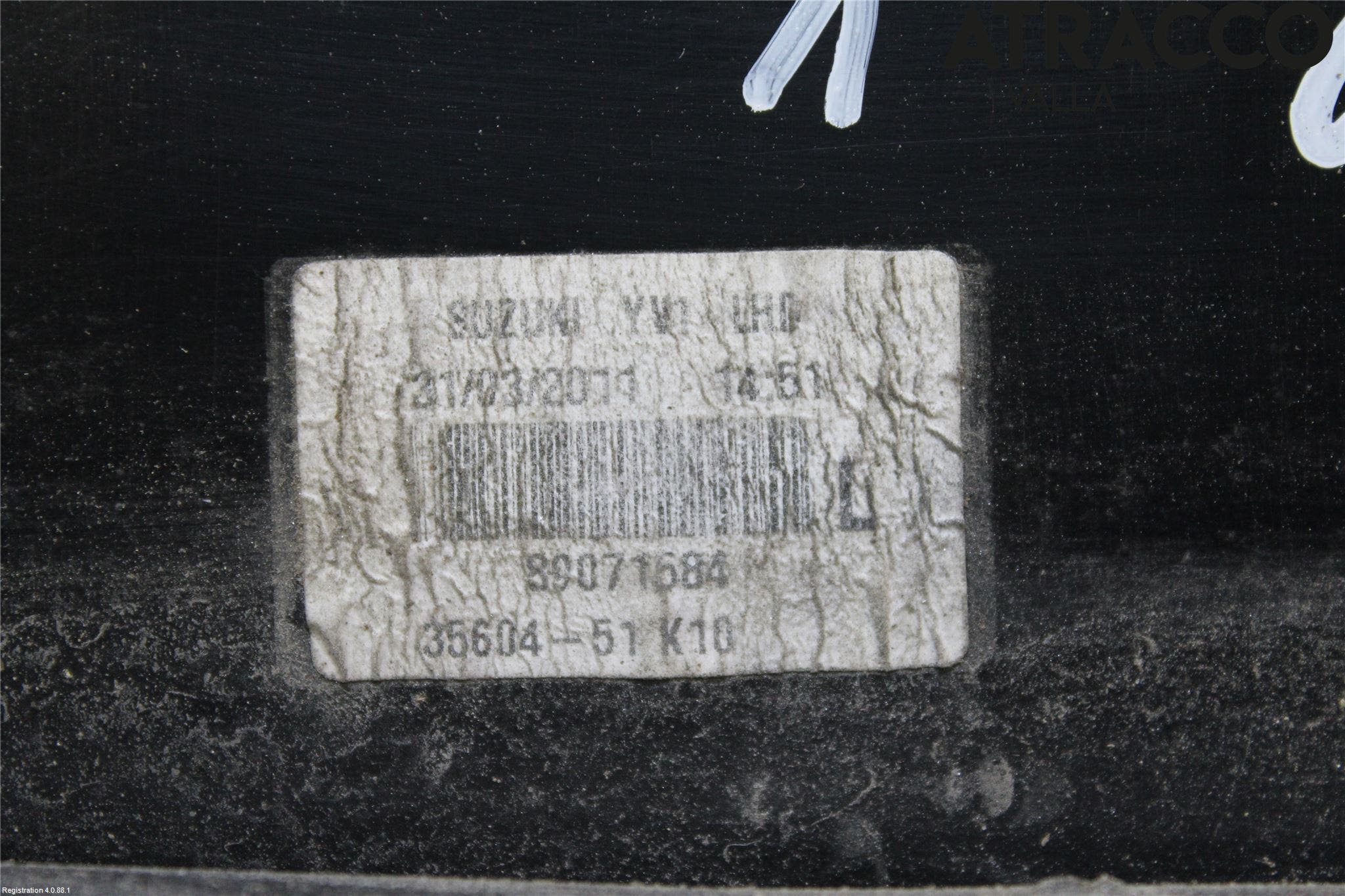 Suzuki SPLASH Bakljus Vänster