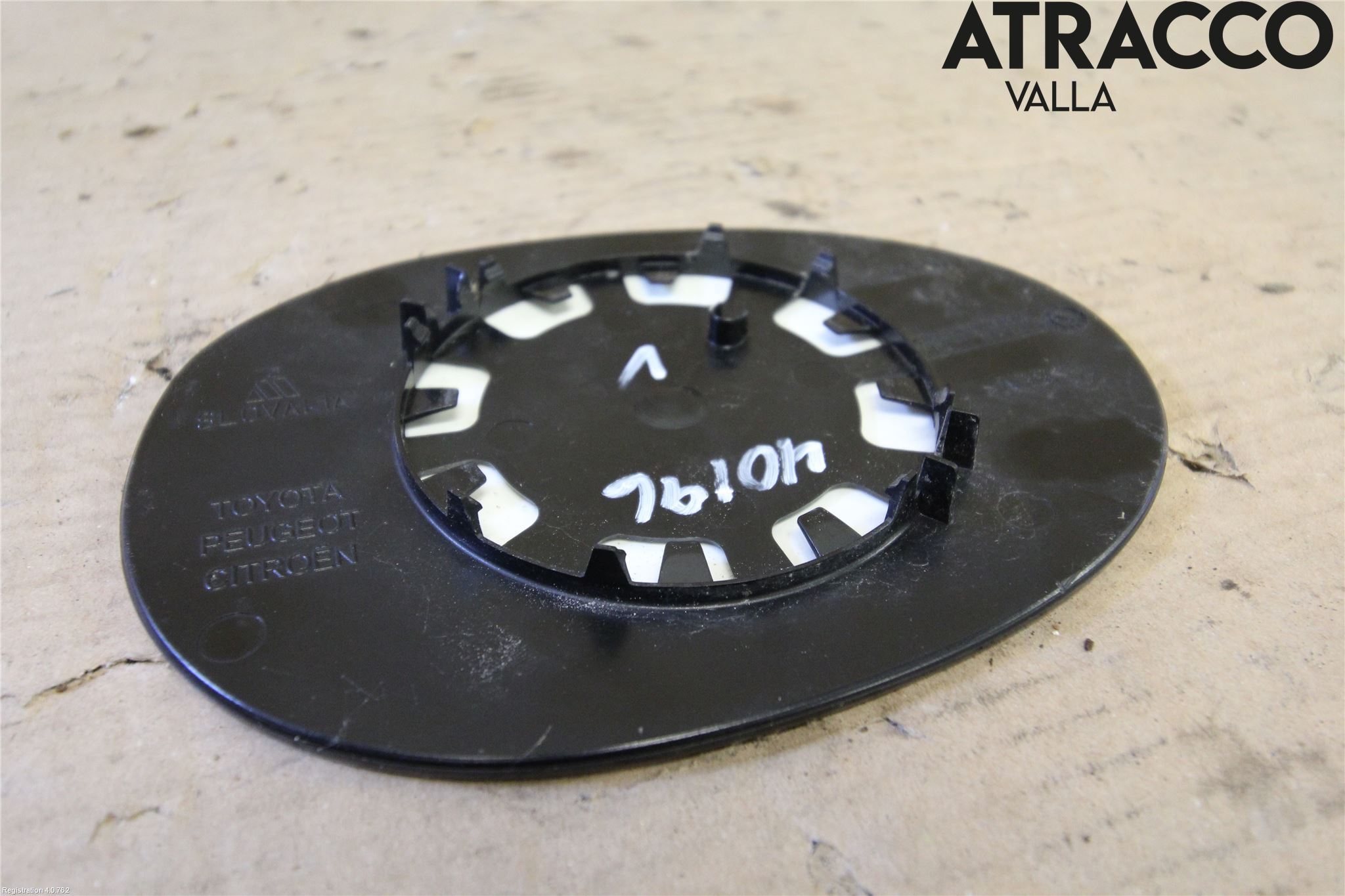 Peugeot 107 Spegelglas Vä