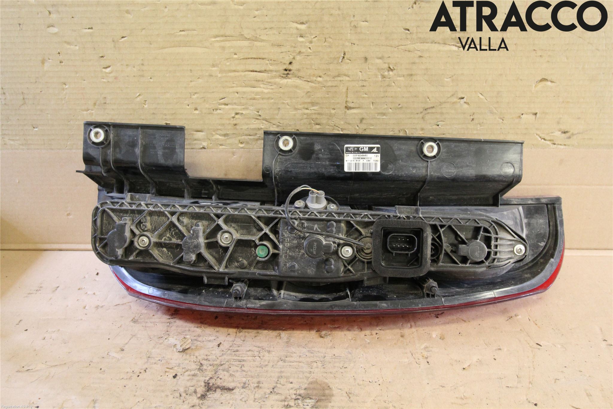 Opel COMBO D 12-18 Bakljus Vänster