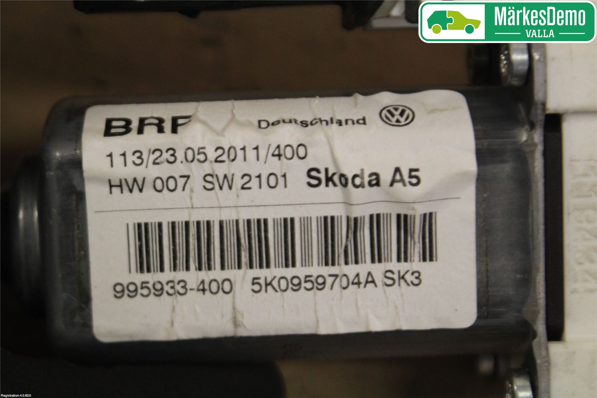 Skoda OCTAVIA (1Z) 05-13 Fönsterhissmotor