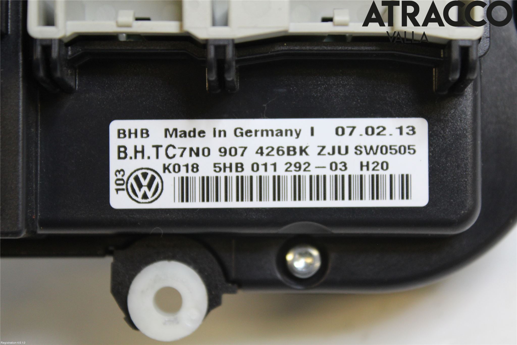 Volkswagen VW CADDY 11-15 Ac Styrenhet Ac Manöveren