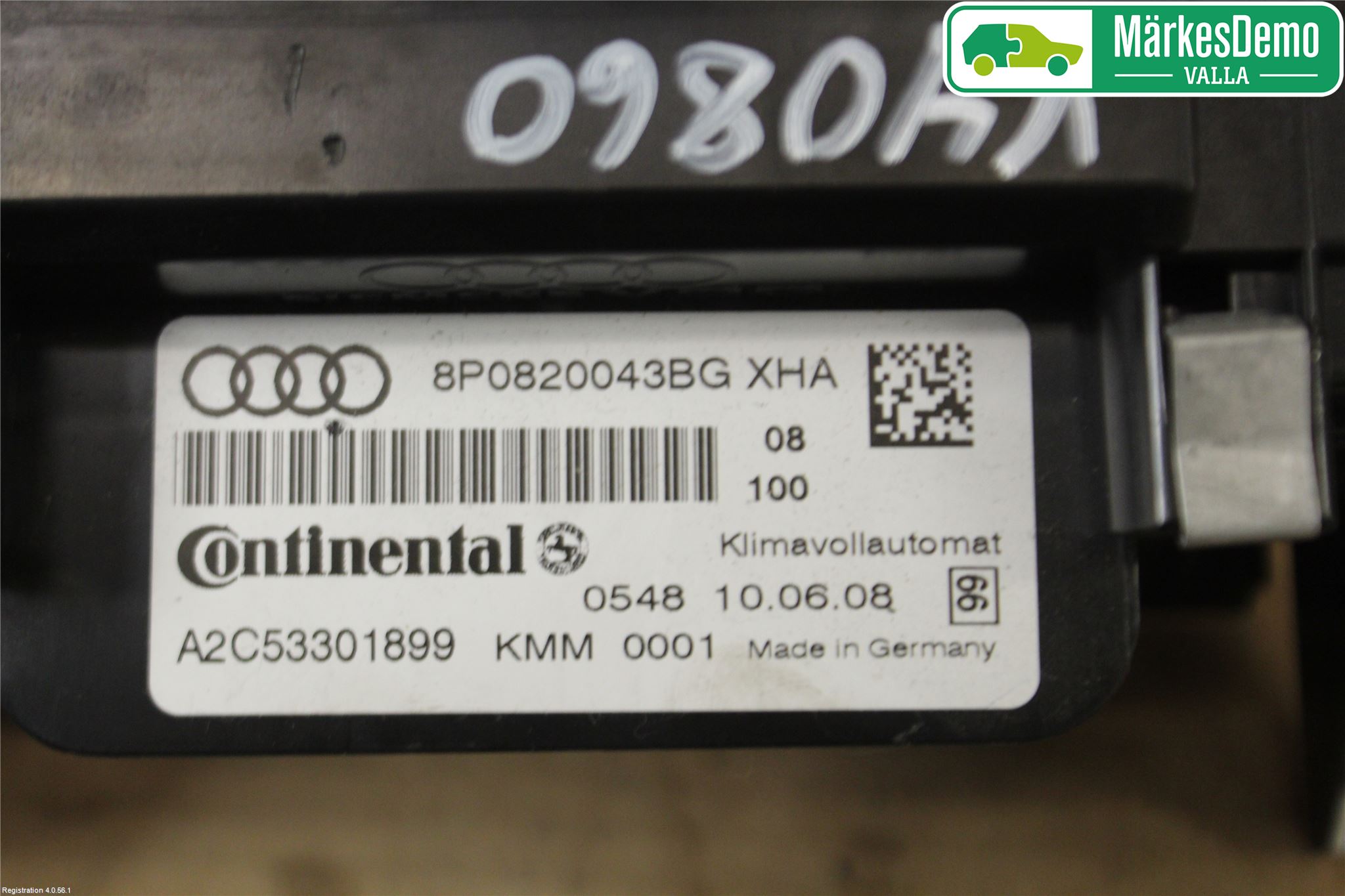 Audi A3/S3 05-13 Ac Styrenhet Ac Manöveren