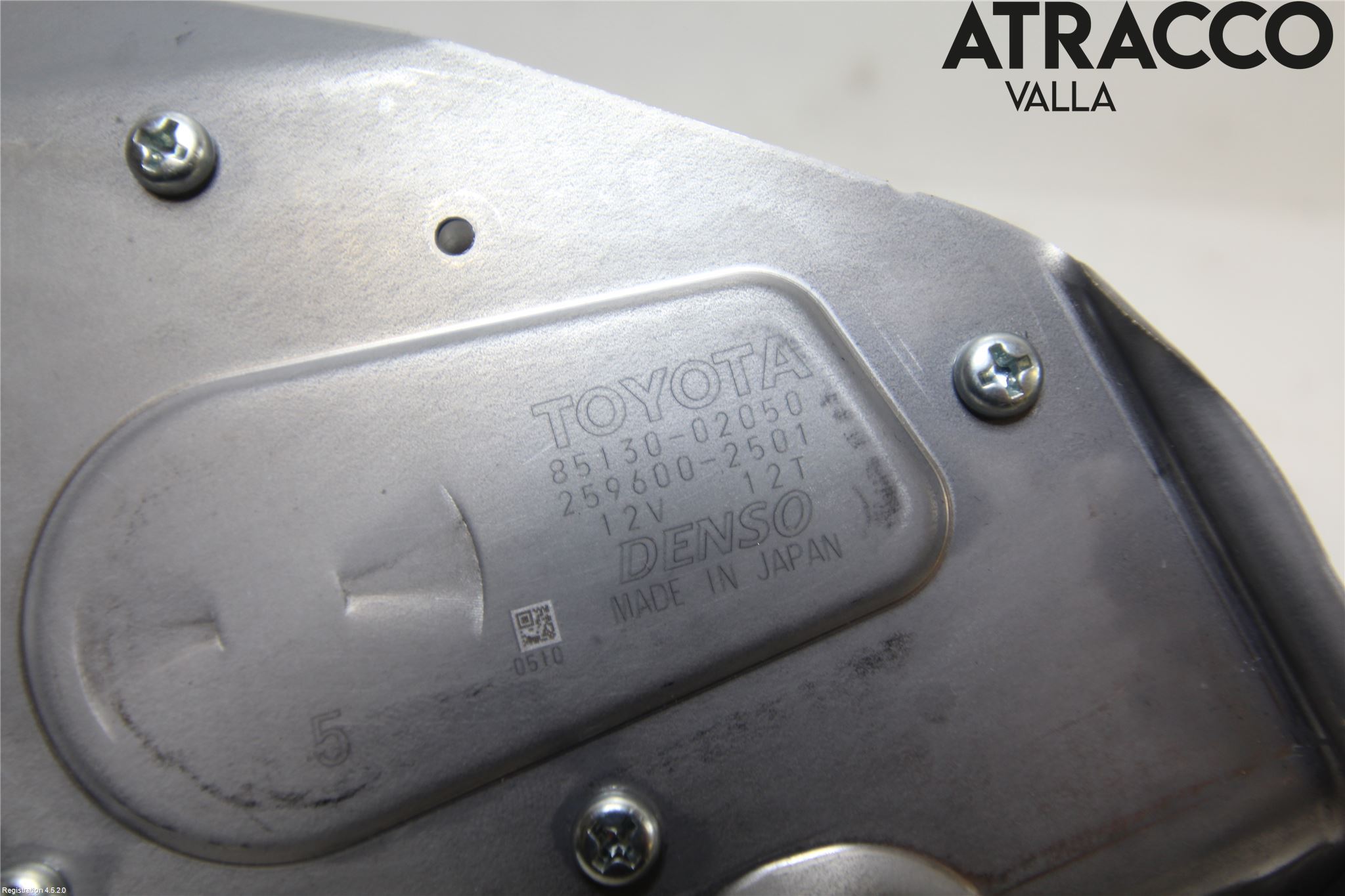 Toyota AURIS 13-19 Torkarmotor Baklucka