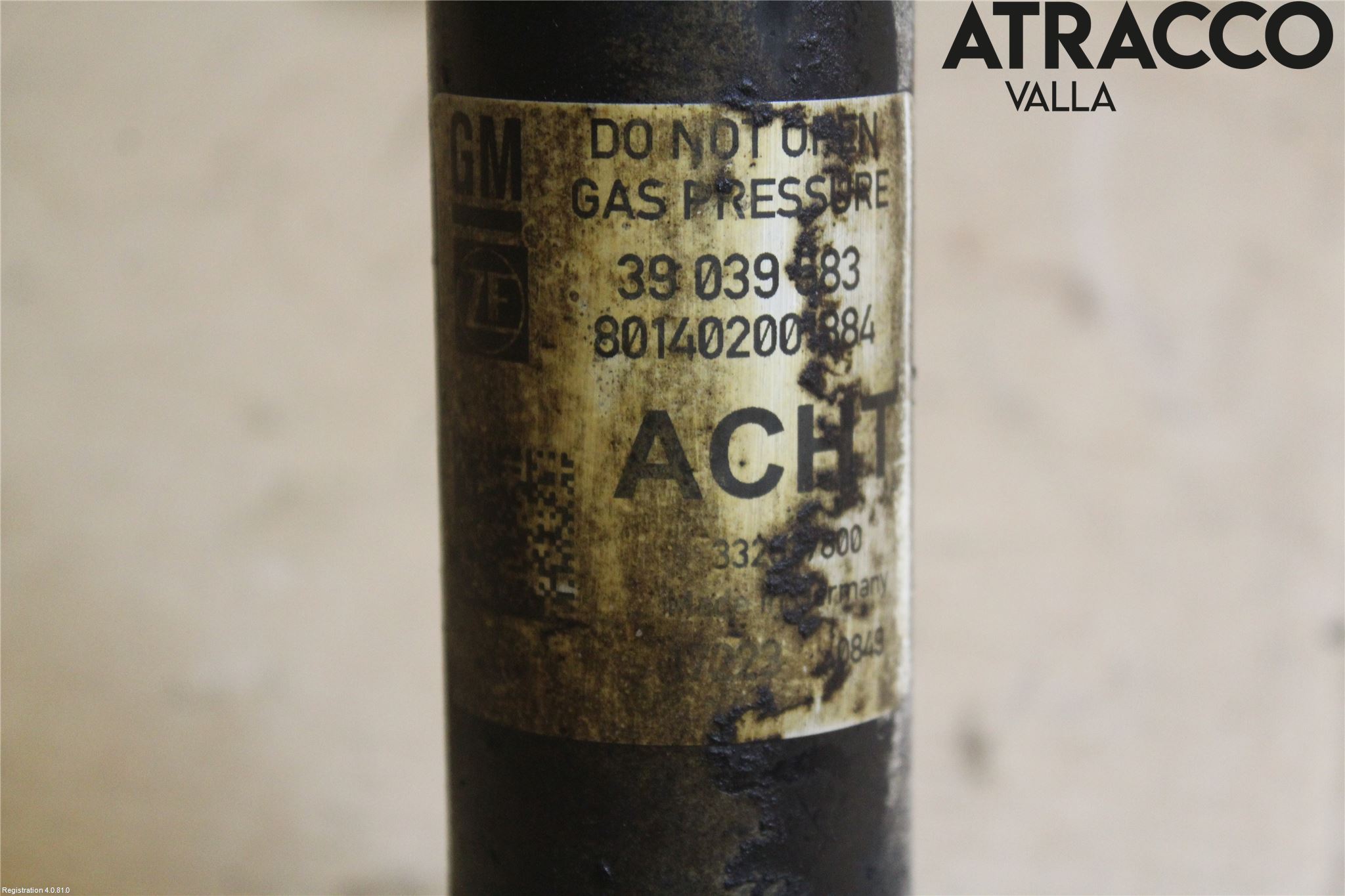 Opel ASTRA K 16-22 Stötdämpare Bak