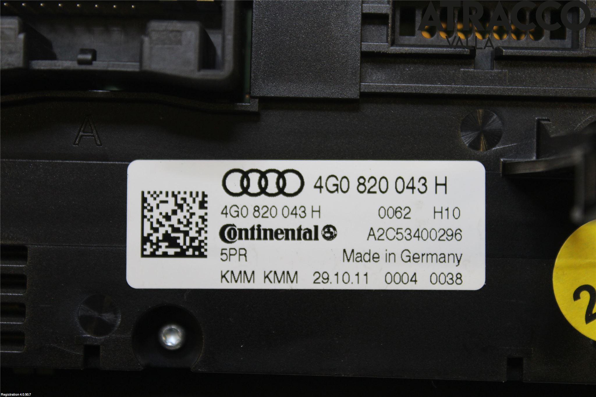 Audi A6/S6 4G 11-18 Ac Styrenhet Ac Manöveren