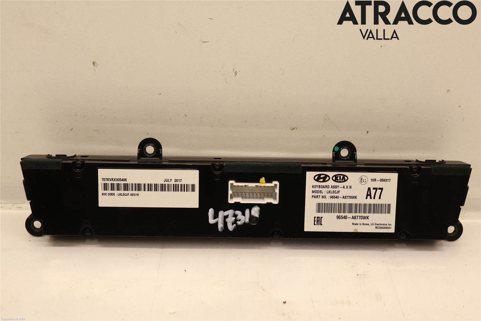 Kia OPTIMA 16-20 Cd Radio - Multimediapanel