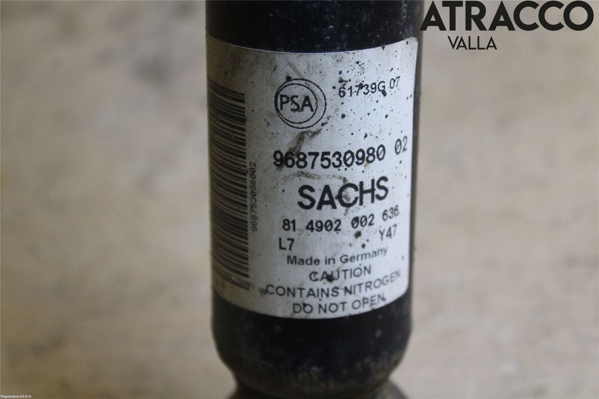 Peugeot PARTNER 16-18 Stötdämpare Bak