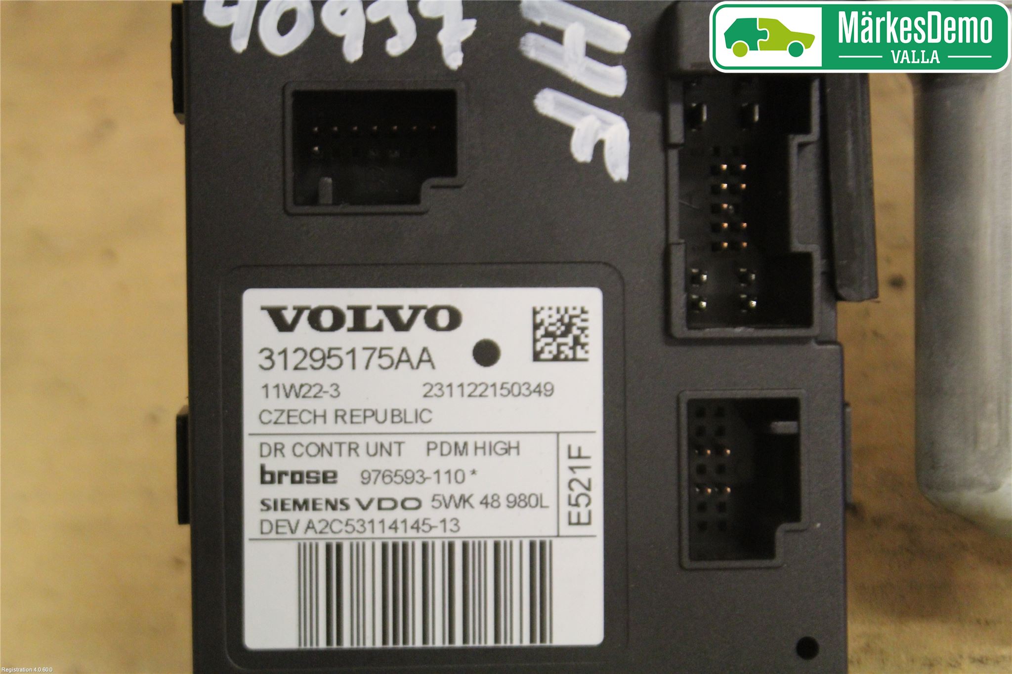 Volvo V50 08-12 Fönsterhissmotor