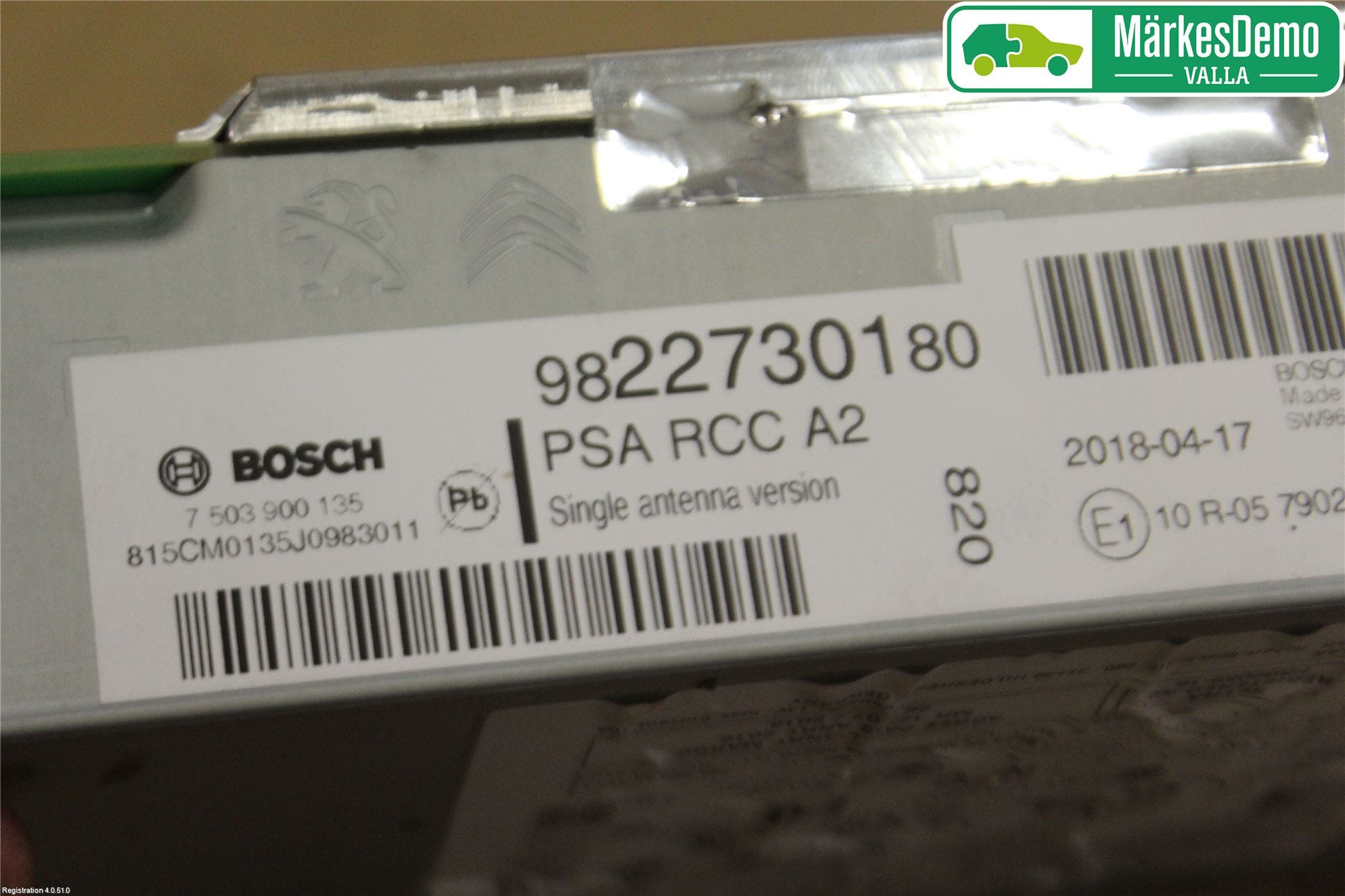 Citroen JUMPY/E-JUMPY 16- Cd Radio - Multimediapanel