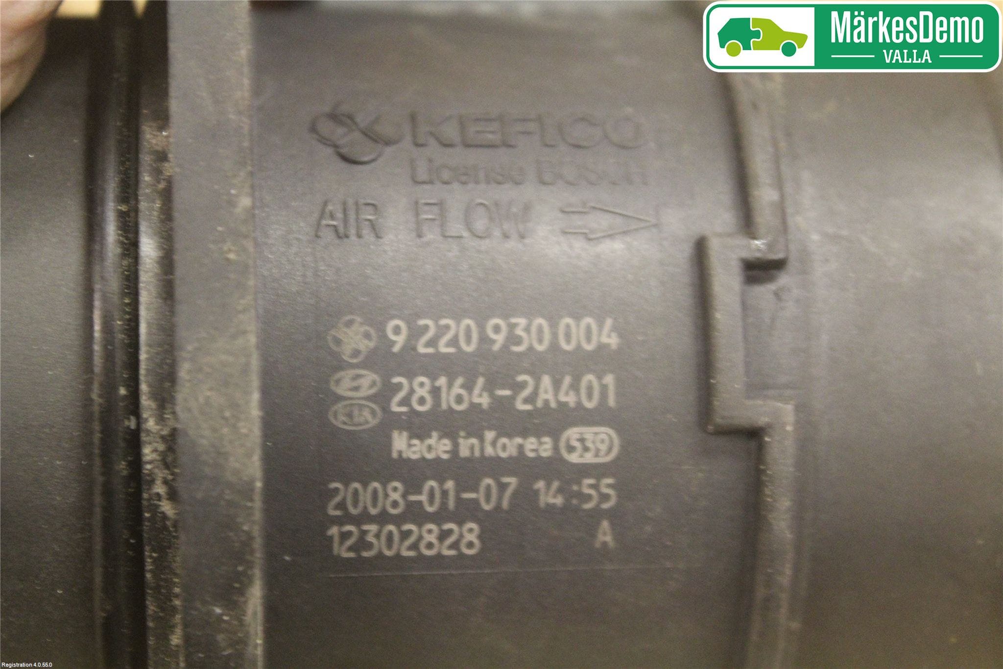 Kia CEED 06-12 Injluftmassamätare