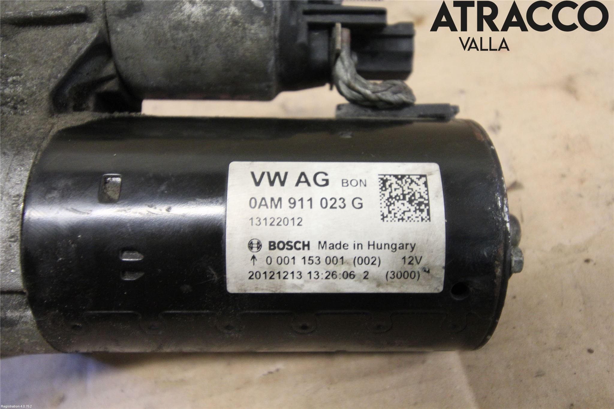 Volkswagen VW TOURAN 10-15 Startmotor Diesel
