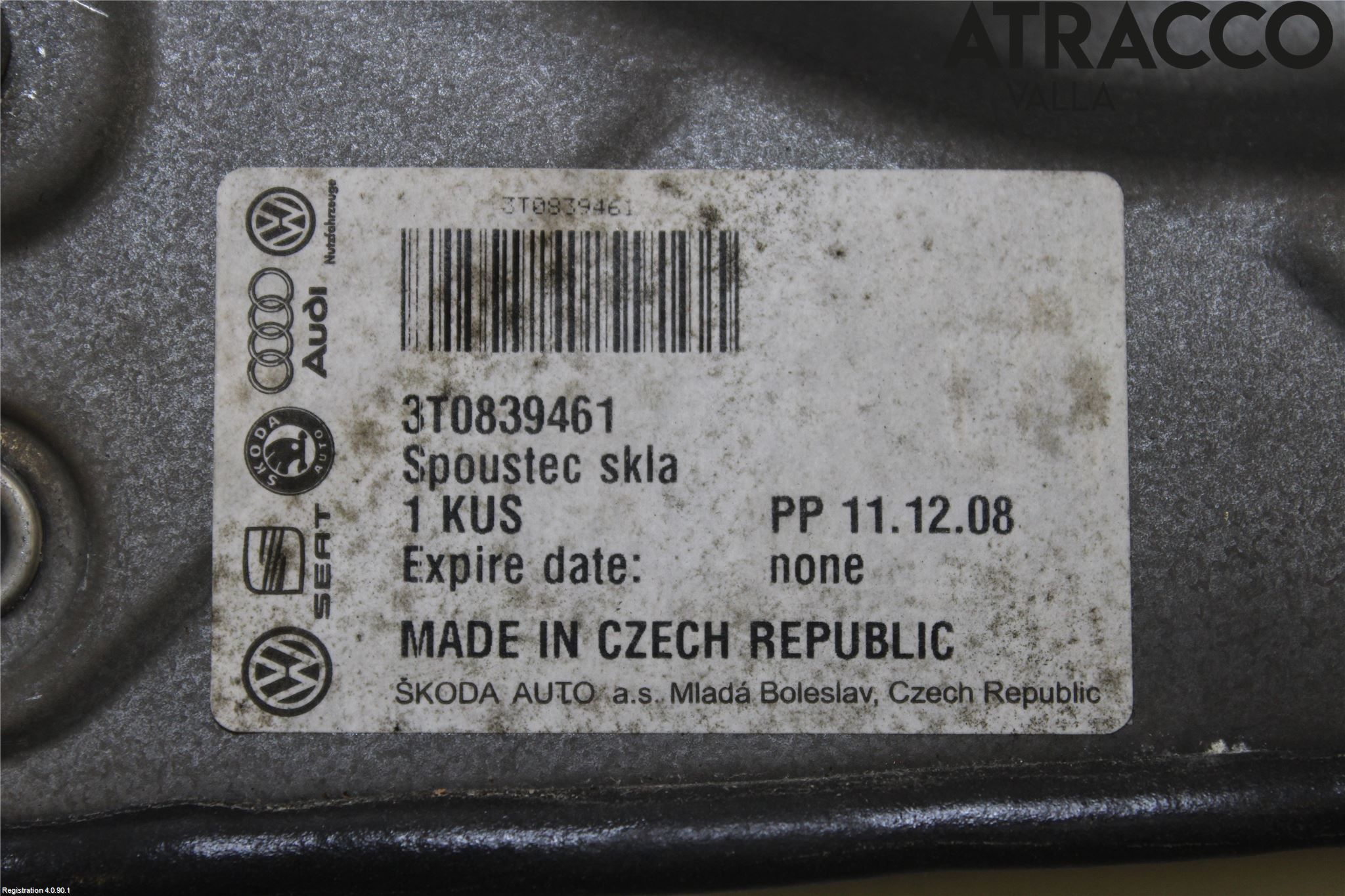 Skoda OCTAVIA (1Z) 05-13 Fönsterhiss El Kompl