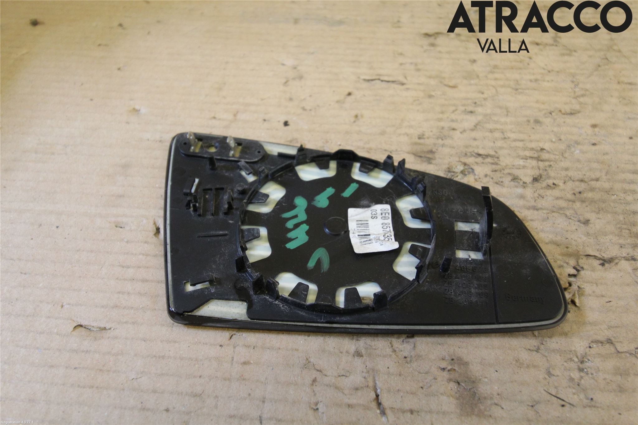 Audi A3/S3     04-05 Spegelglas Vä