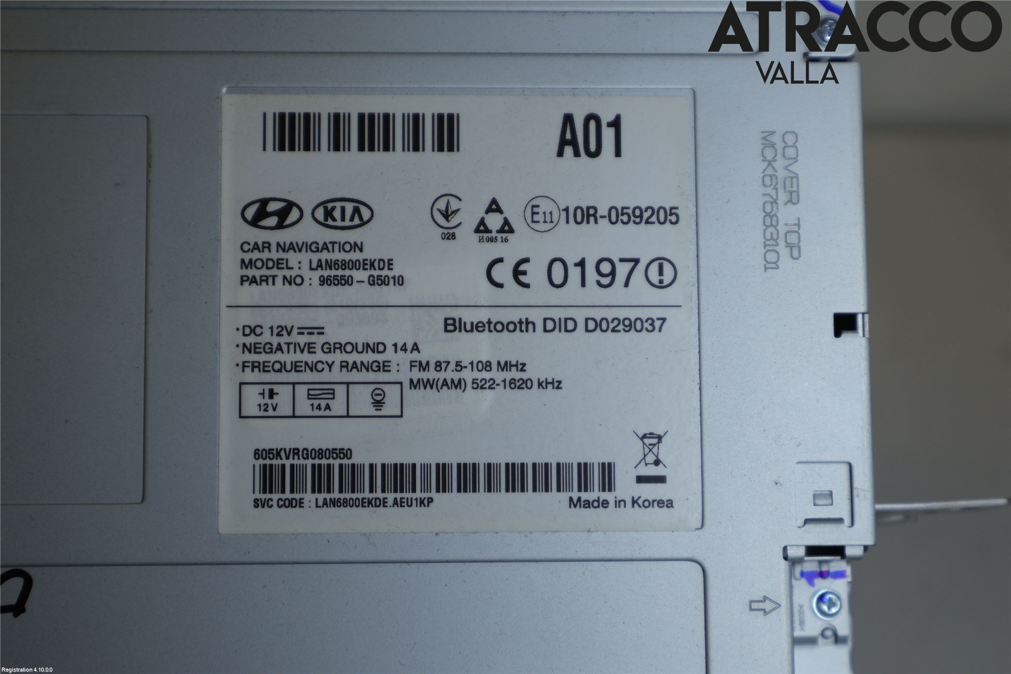 Kia NIRO (DE) 17-22 Gps Navigator