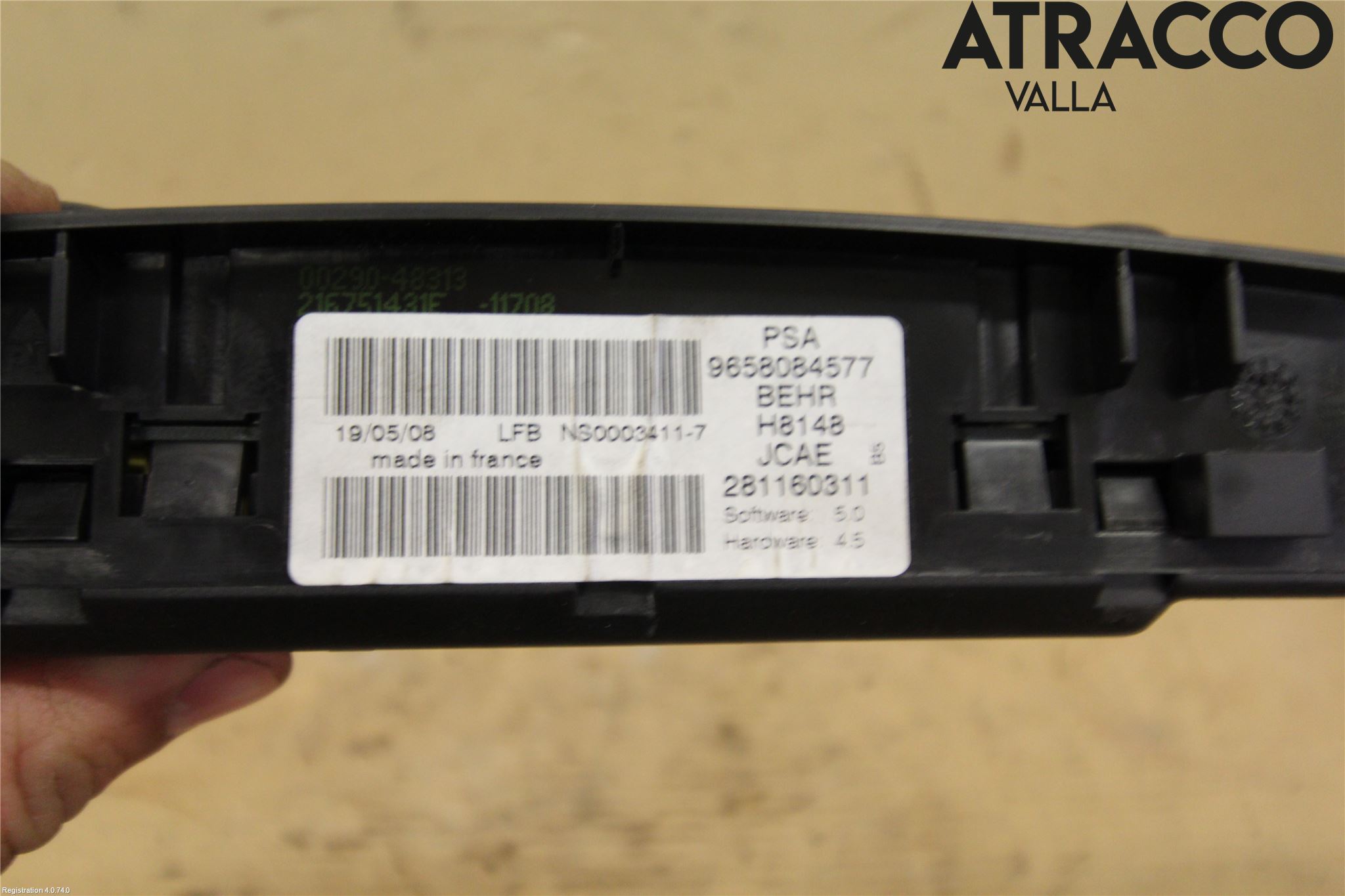 Citroen C4 I   05-10 Ac Styrenhet Ac Manöveren