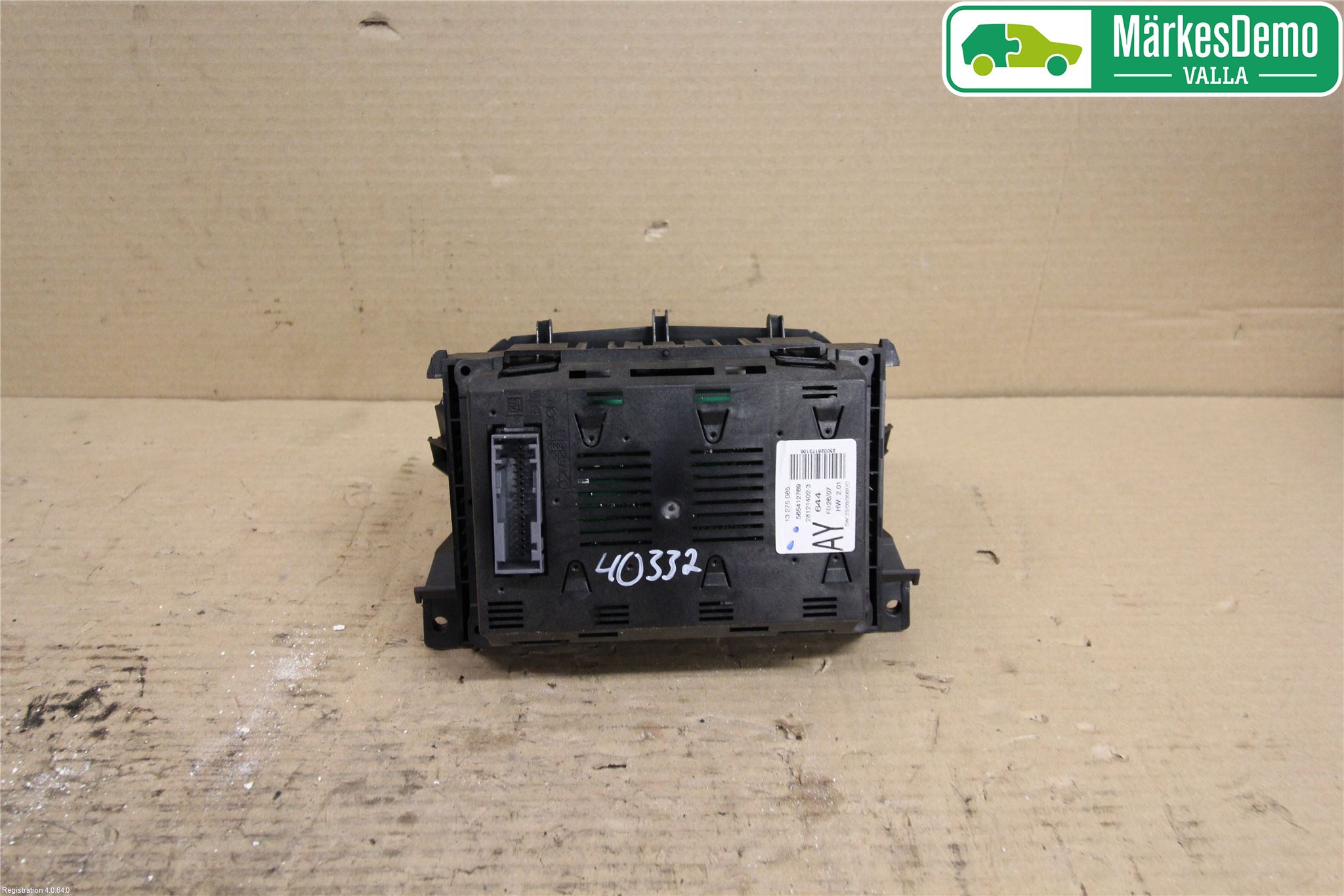 Opel ZAFIRA B 06-14 Färddator