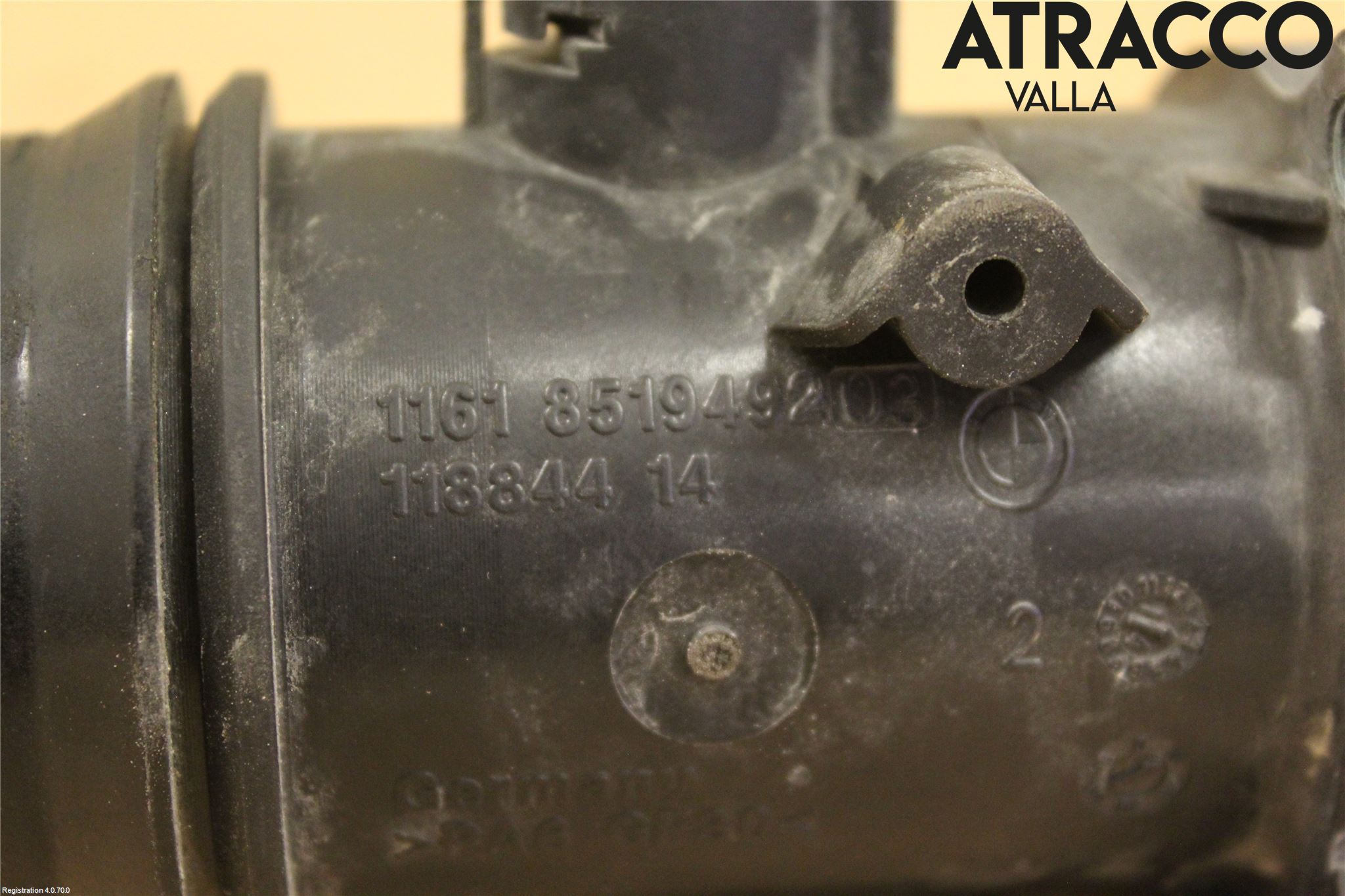 BMW 3 F30/F31/F80 12-19 Laddluft-Intercoolerrör