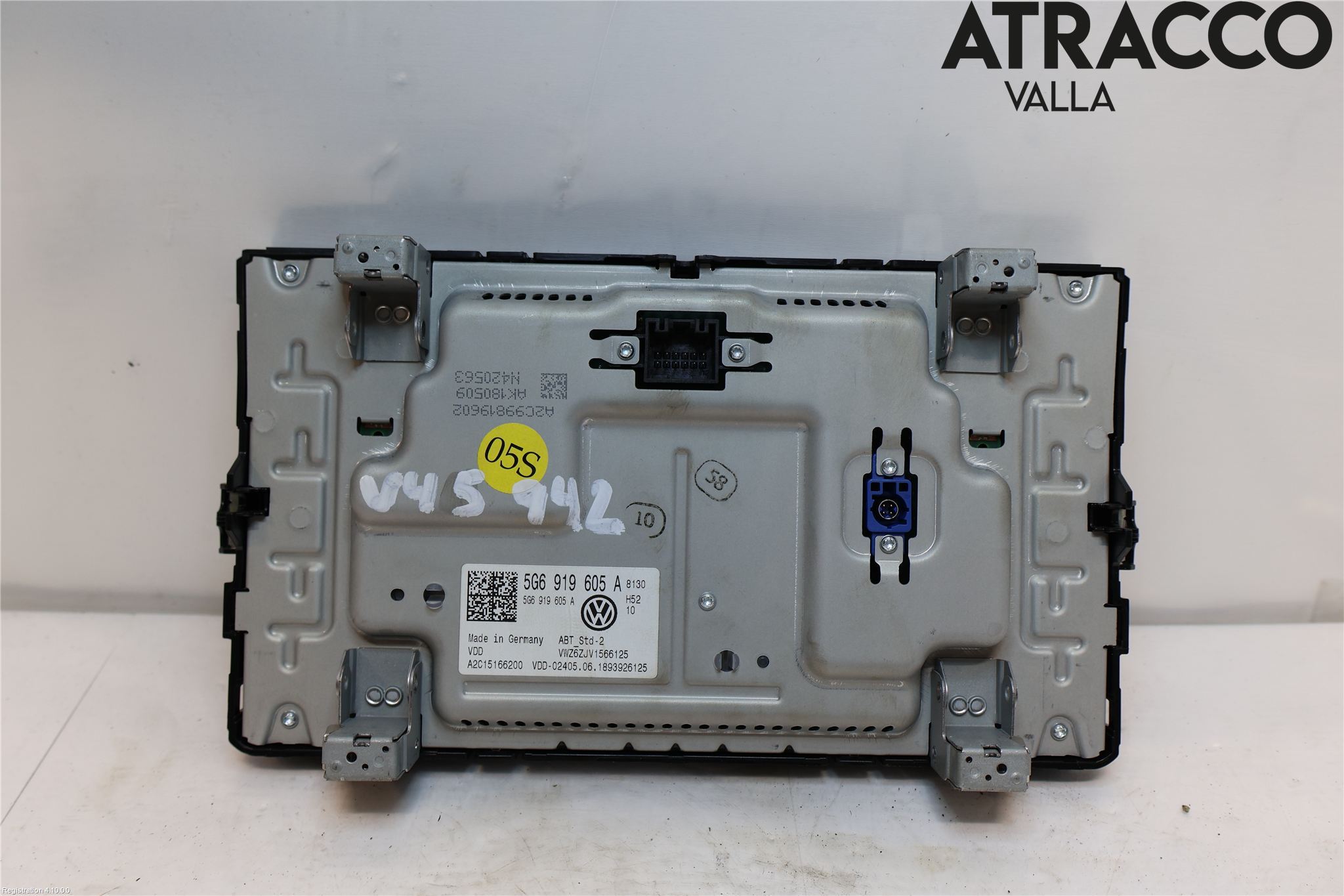 Volkswagen VW GOLF / E-GOLF VII 13-20 Multifunktionsdisplay
