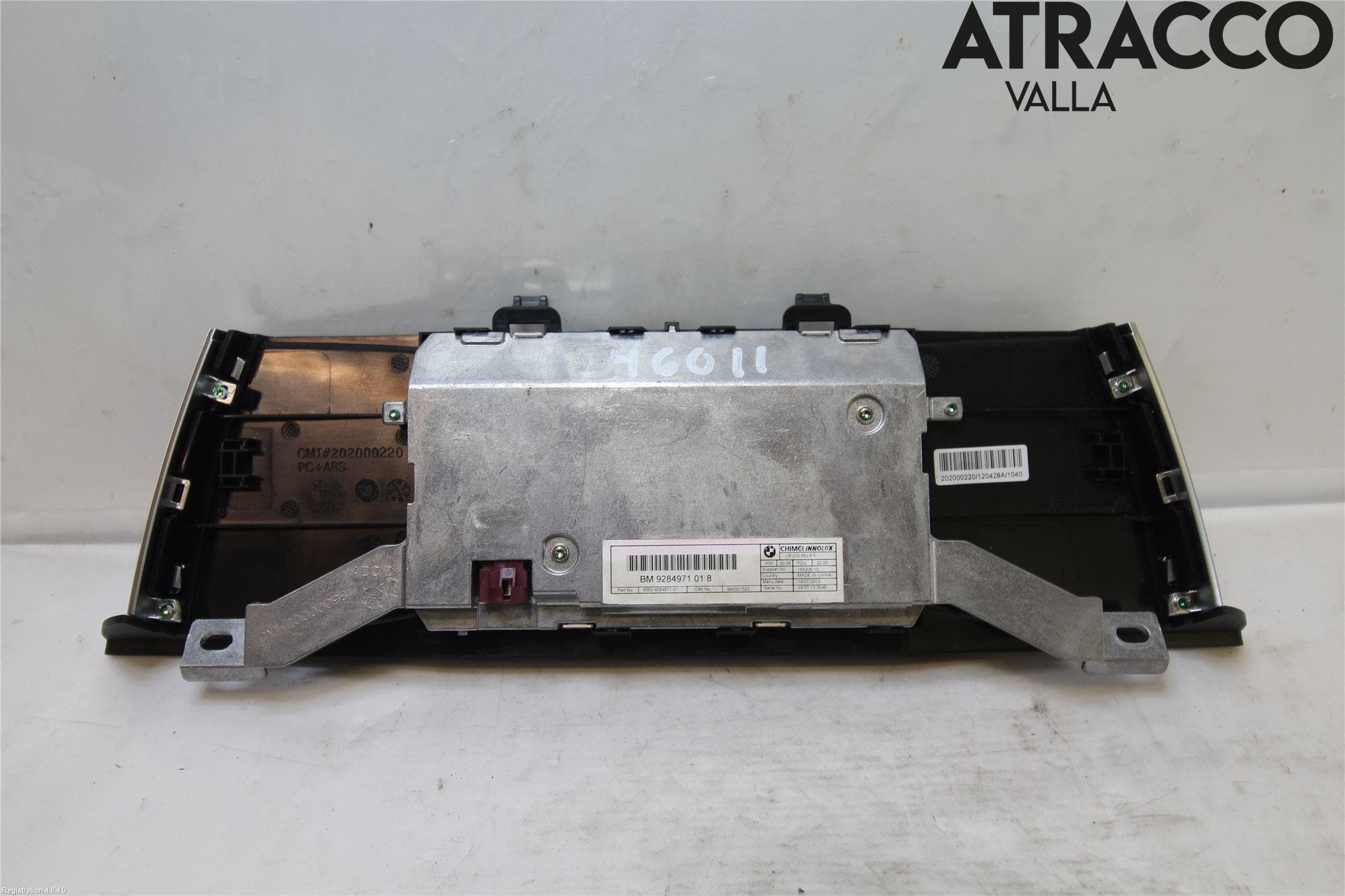 BMW 5 F10/F11/F18 09-17 Bildskärm