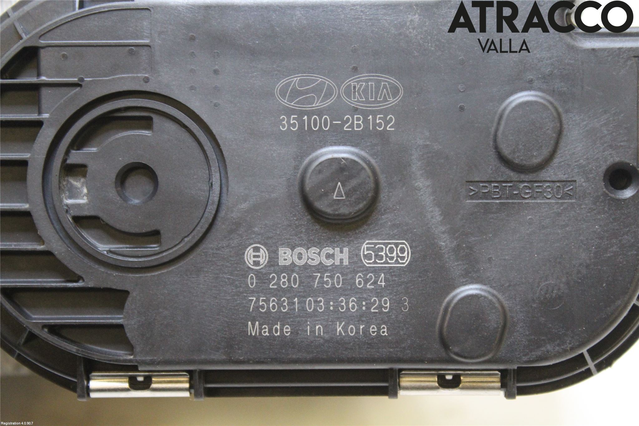 Kia VENGA 10-19 Injspjällhus