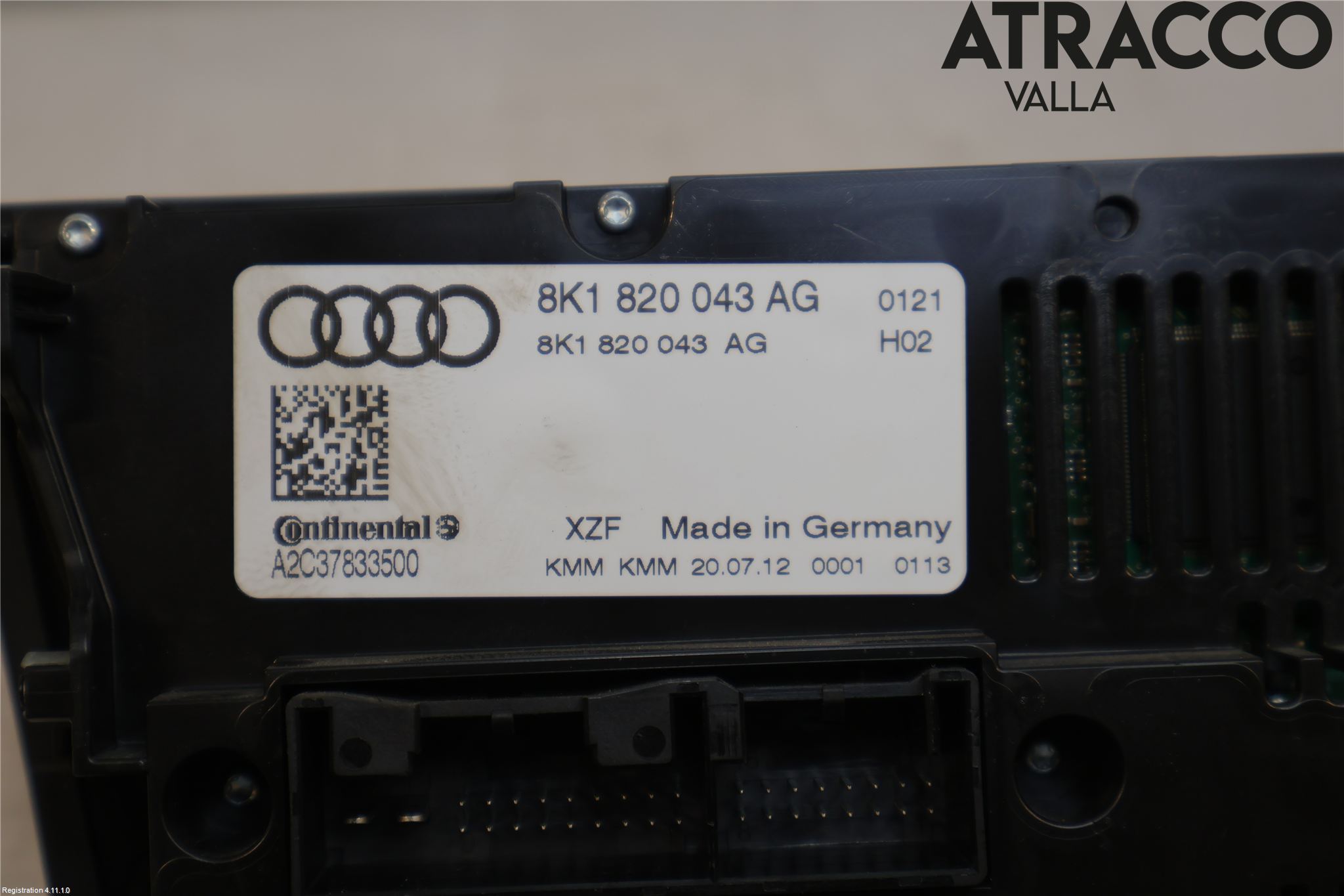 Audi A4 12-15 Ac Styrenhet Ac Manöveren