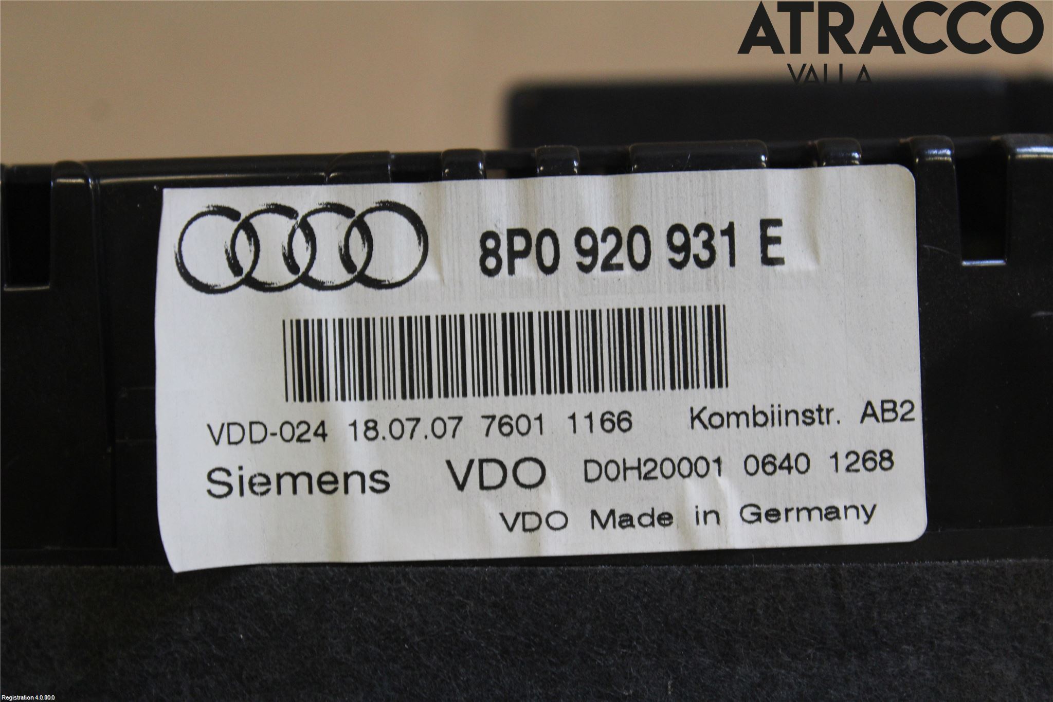 Audi A3/S3 05-13 Instrument Komb