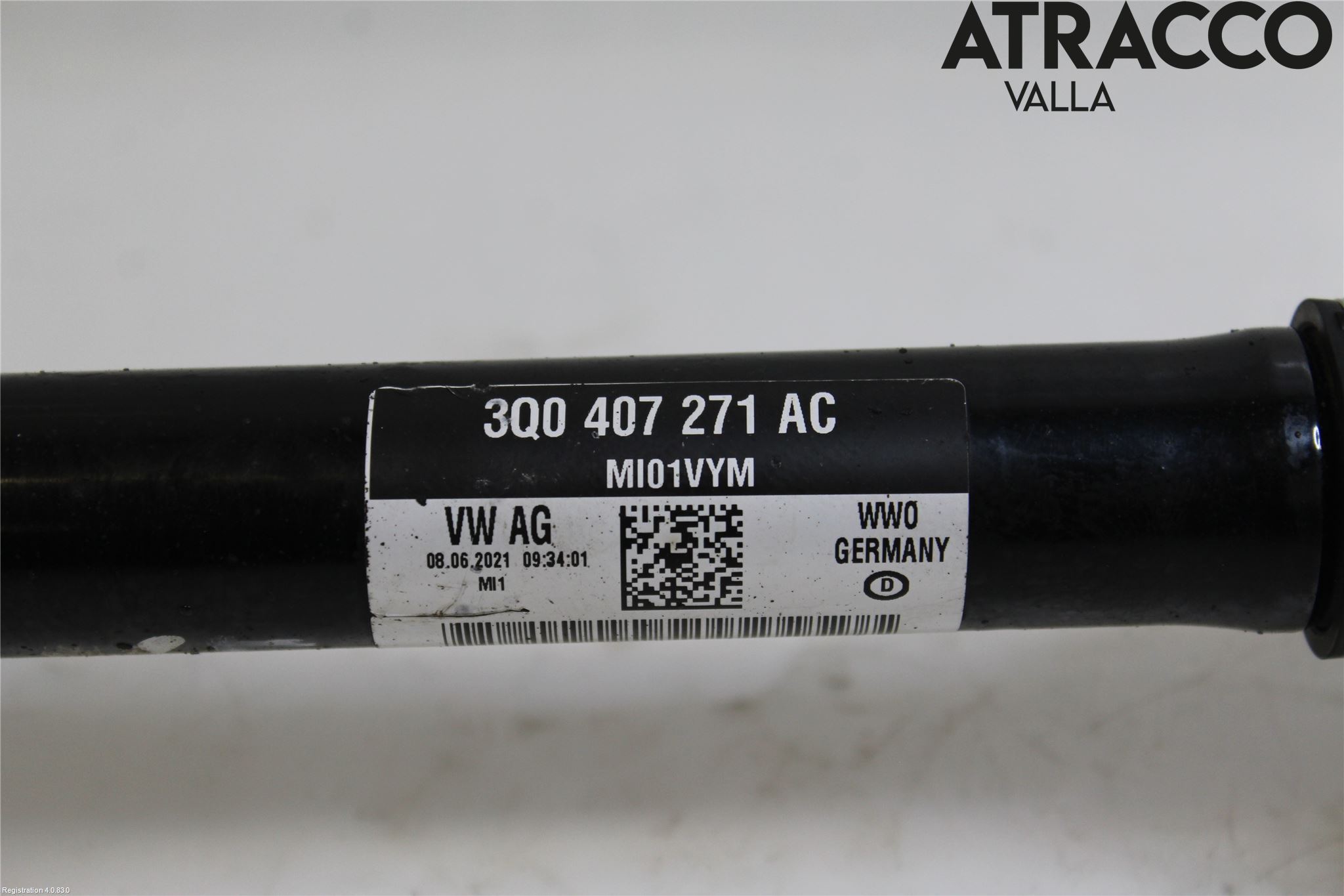 Volkswagen VW PASSAT 15-19 Drivaxel Fram Vänster