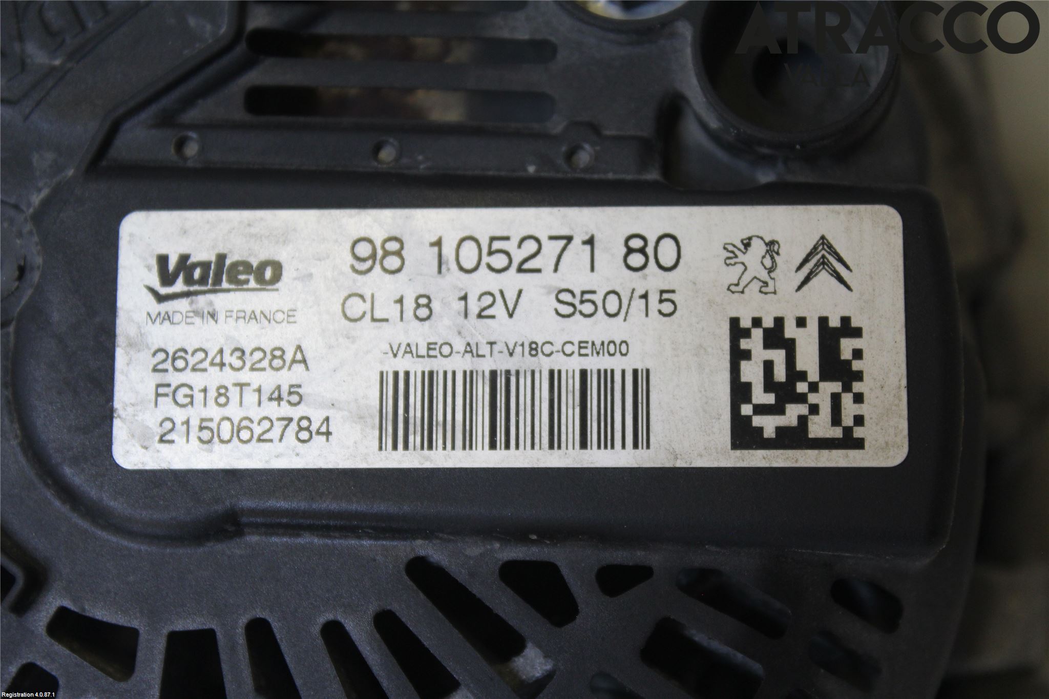 Peugeot PARTNER 16-18 Generator