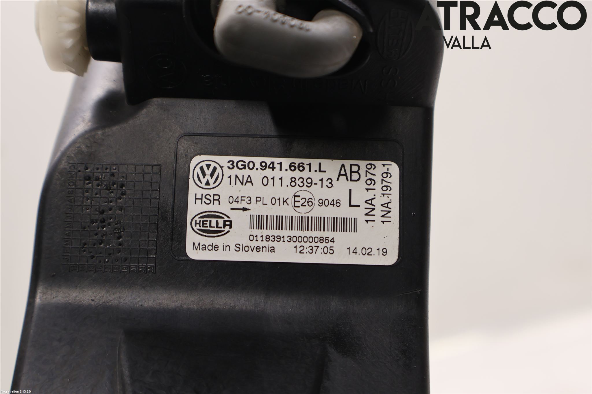 Volkswagen VW PASSAT 15-19 Dimljus-Varselljus Fram
