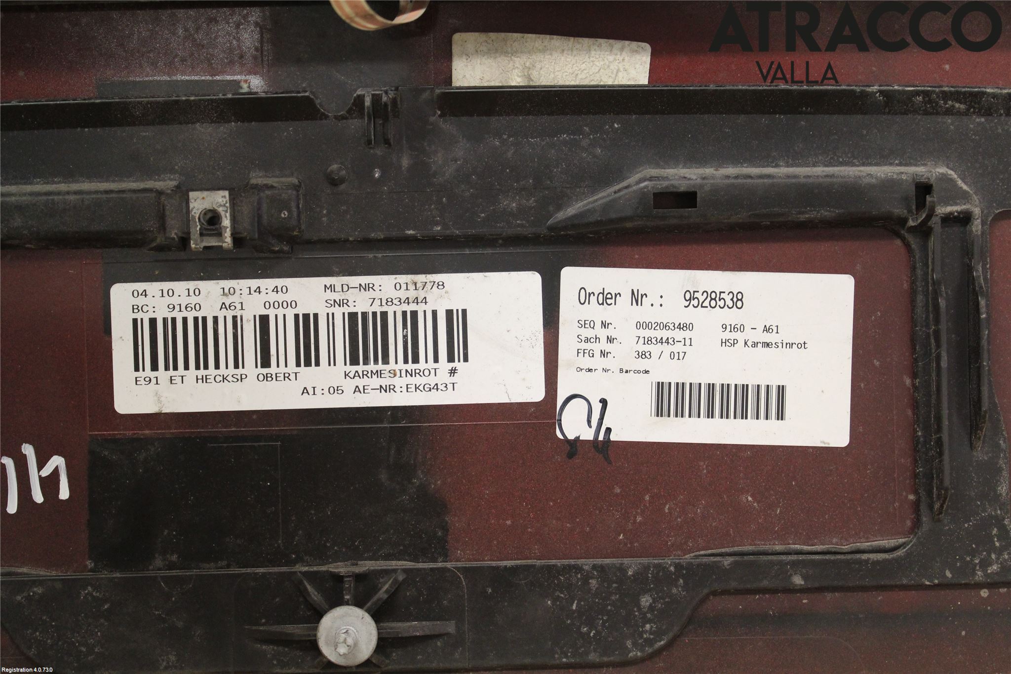 BMW 3 E90/91 SED/TOU 05-12 Spoiler Baklucka