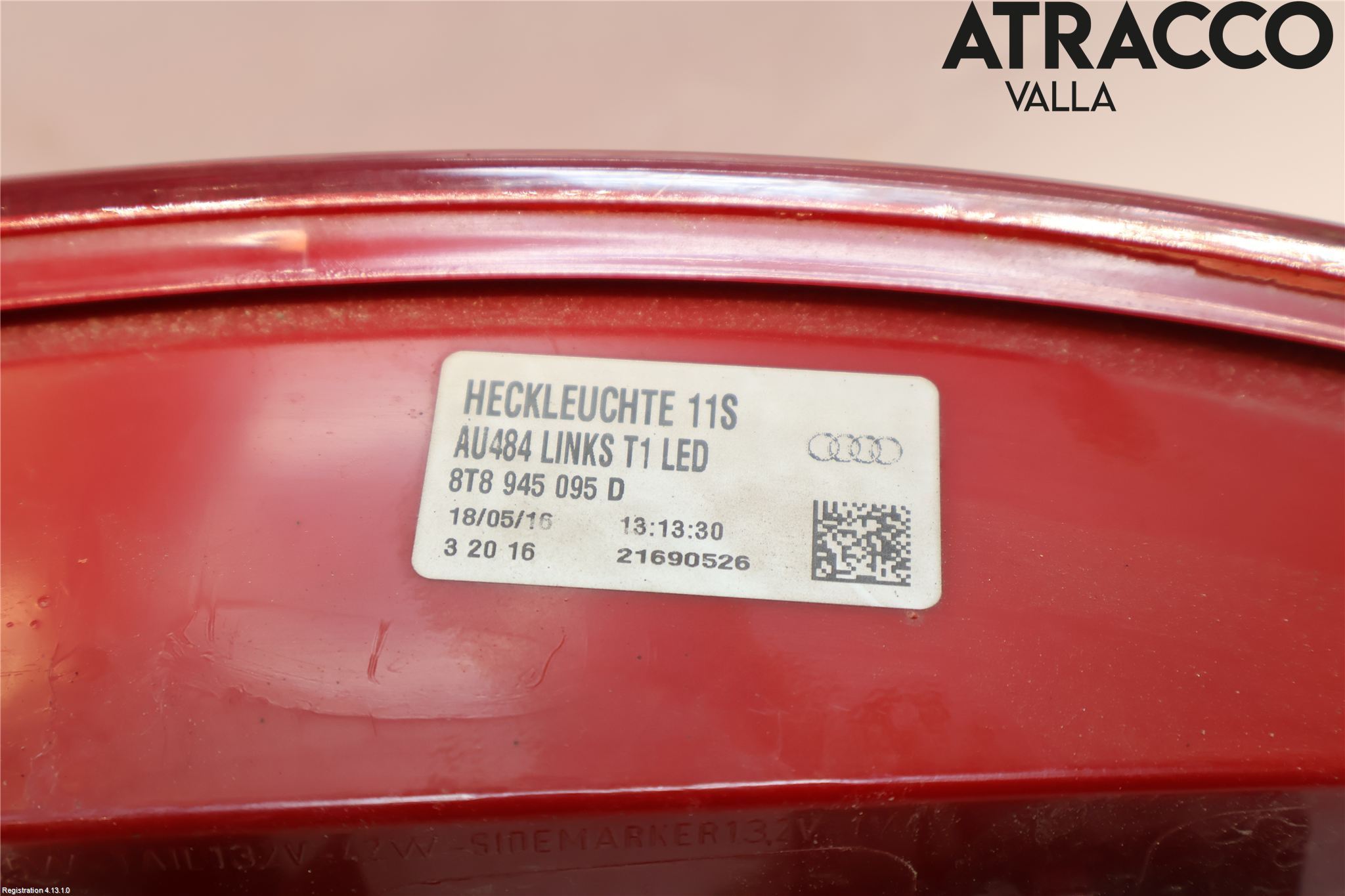 Audi A5 07-16 Bakljus Vänster