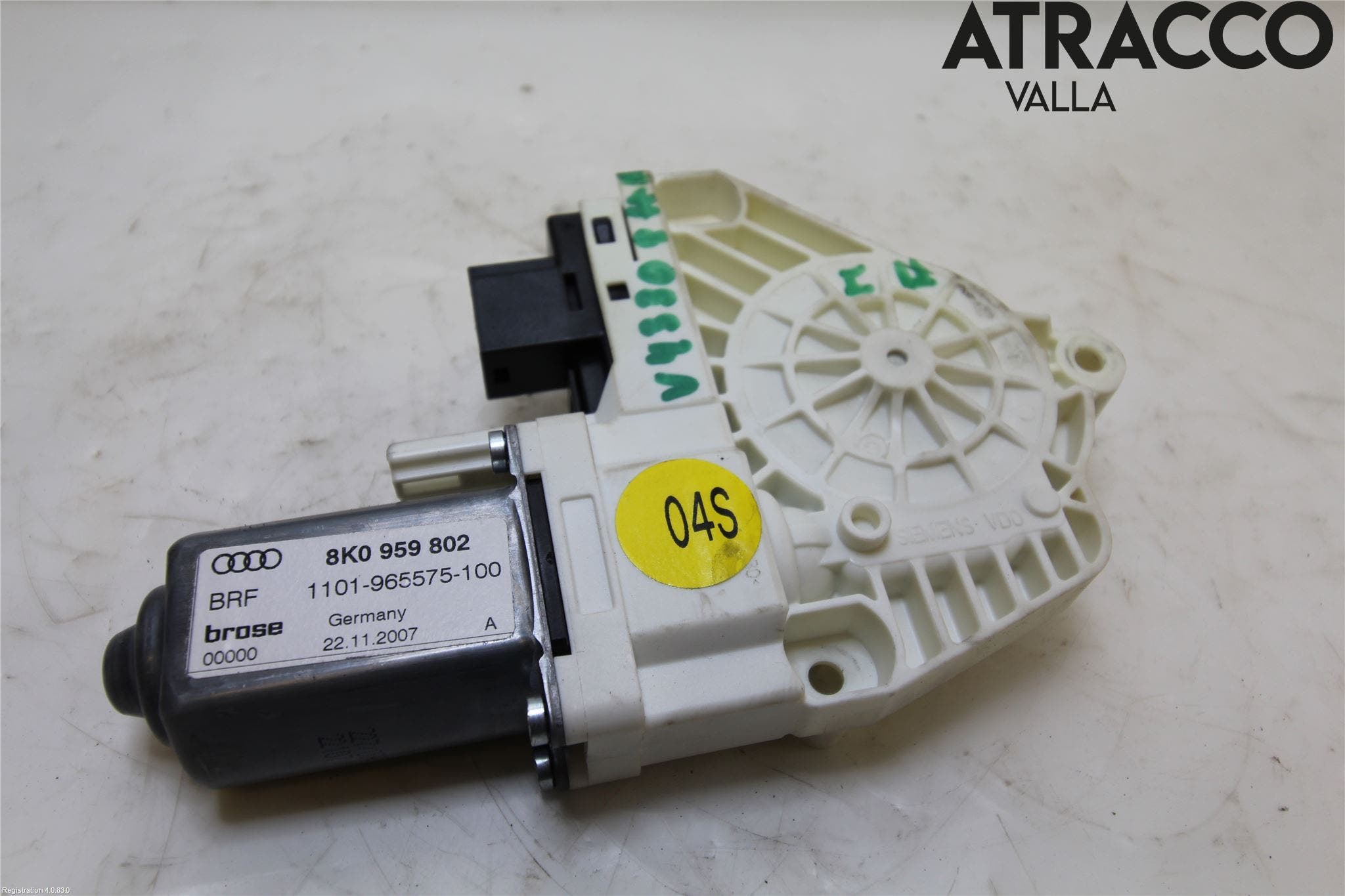 Audi A4/S4 08-11 Fönsterhissmotor