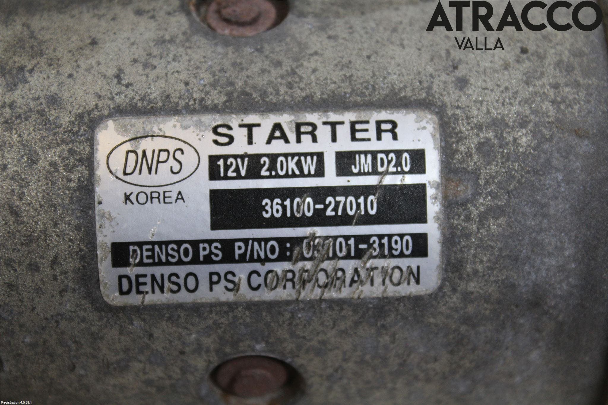 Kia CARENS II 07-12 Startmotor Diesel