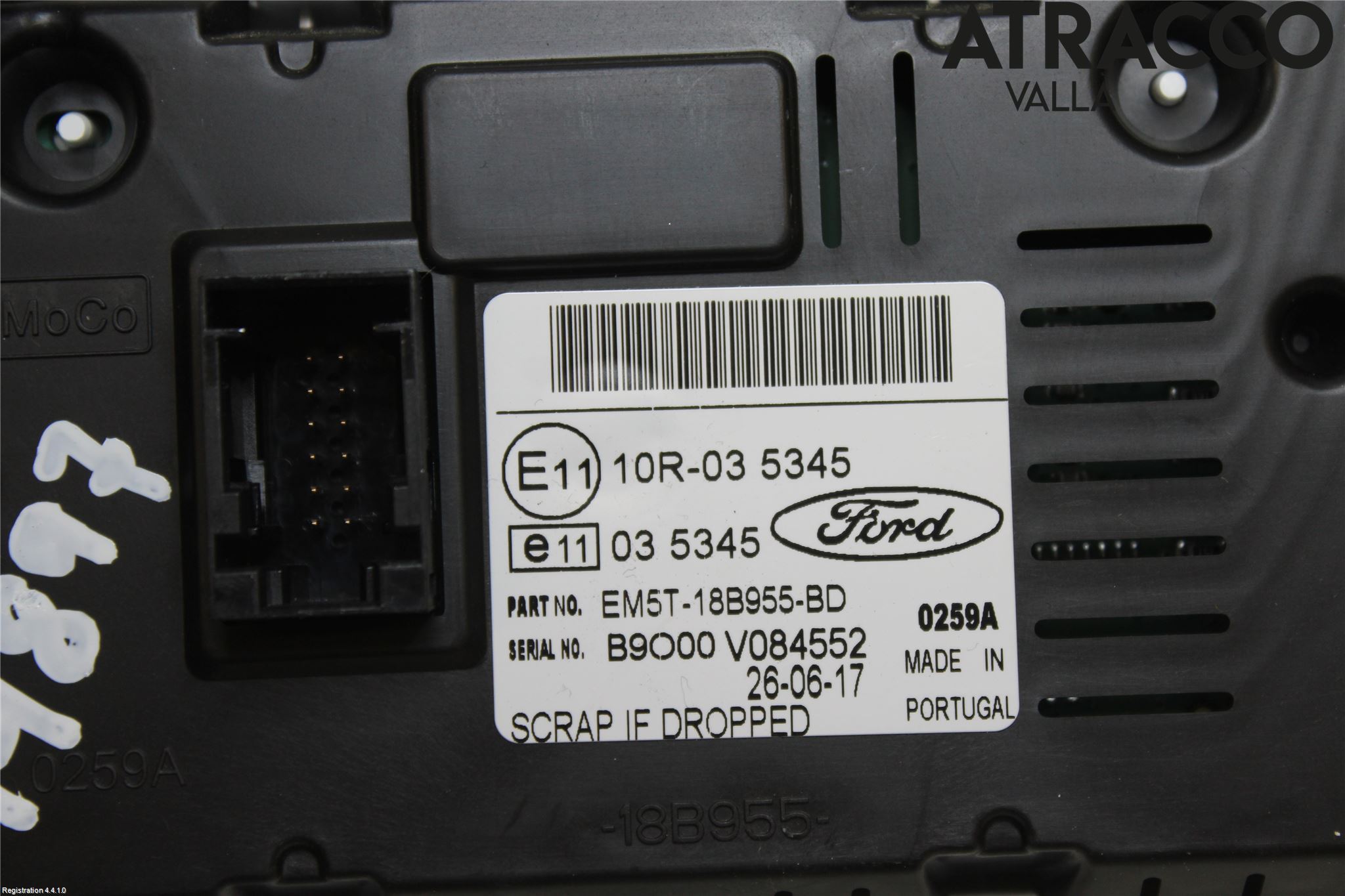 Ford TRANSIT/TOURNEO CONNECT 13-22 Multifunktionsdisplay