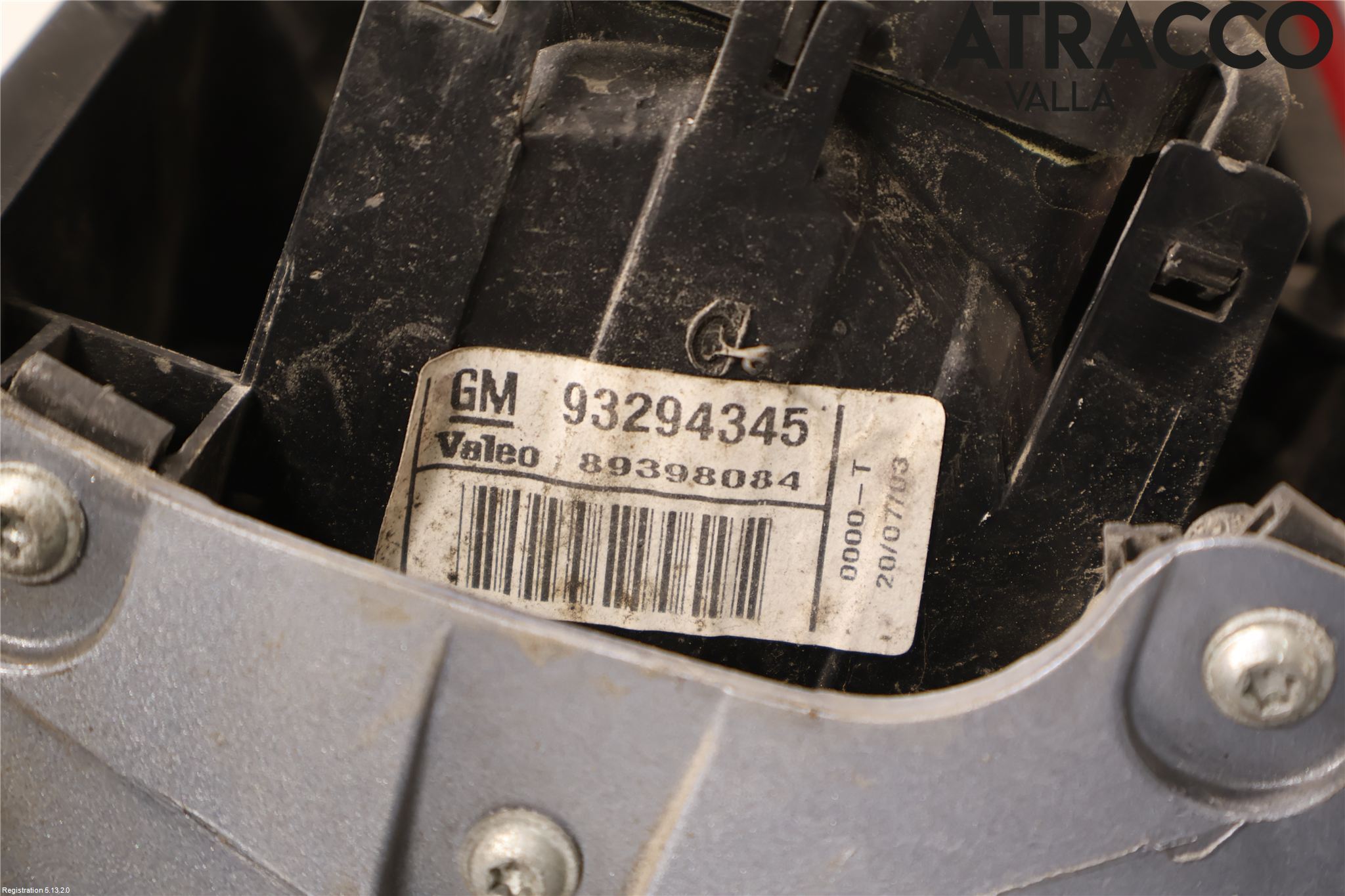 Opel MERIVA A   03-10 Bakljus Vänster