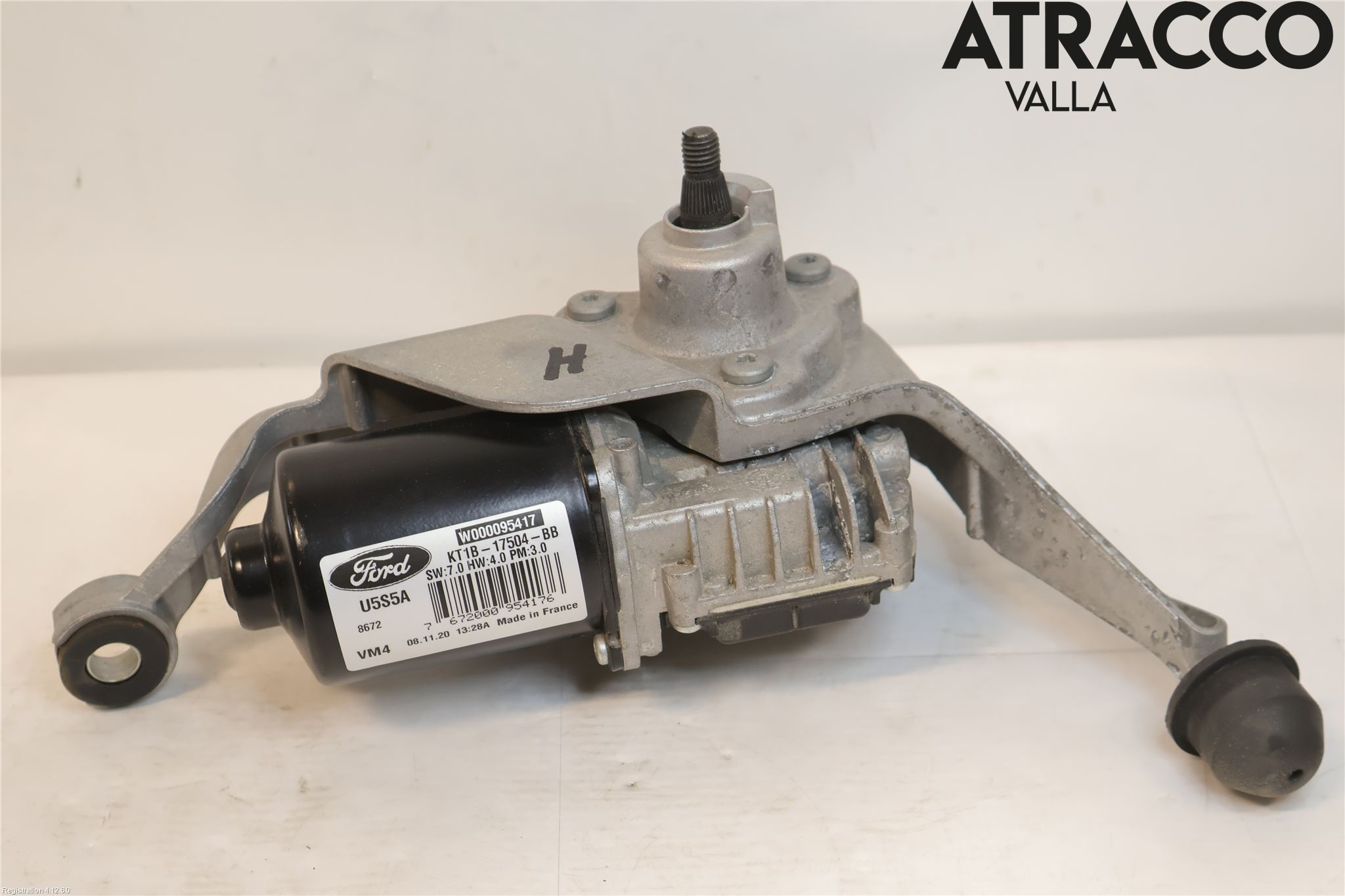 Ford TRANSIT/TOURNEO CONNECT 13-22 Torkarmotor Vindruta