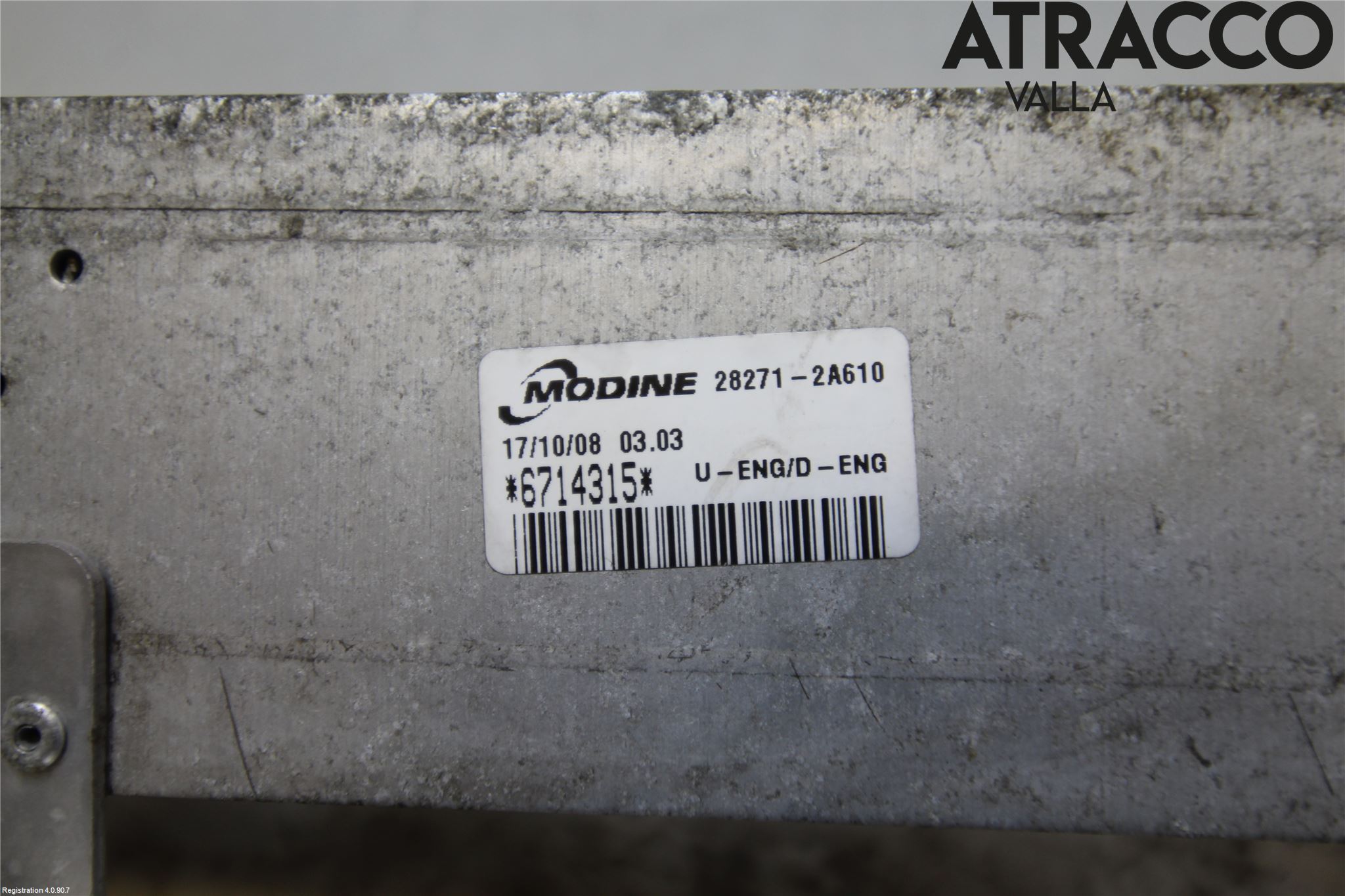 Kia CEED 06-12 Laddluft-Intercooler Kyl