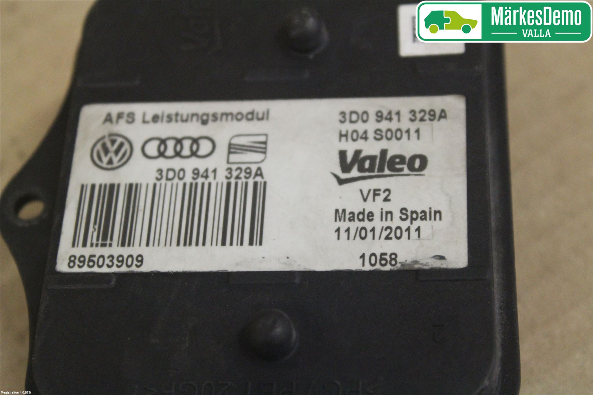 Volkswagen VW PASSAT 11-14 Styrenhet Strålkastare