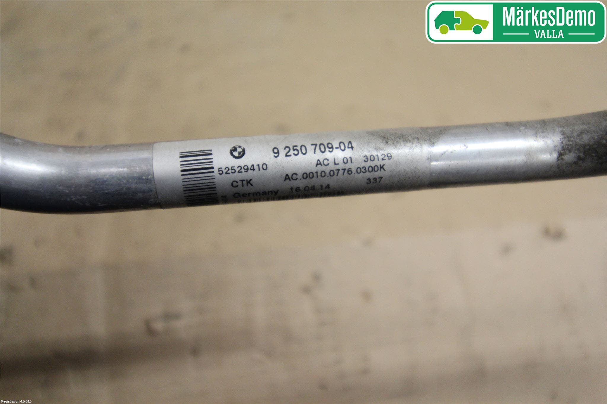 BMW 5 F10/F11/F18 09-17 Ac Slang-Rör