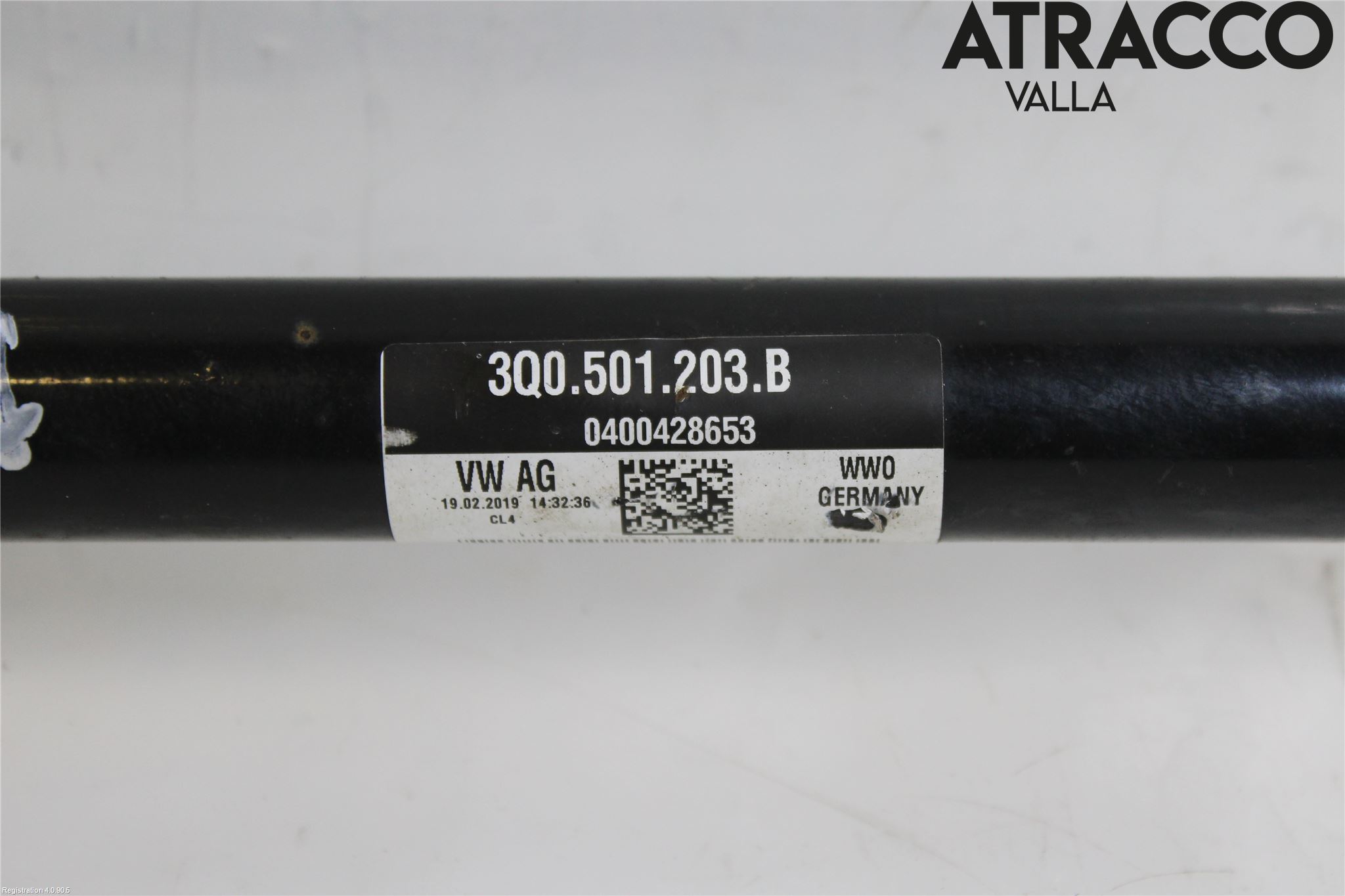Volkswagen VW TIGUAN 16-24 Drivaxel Bak Vänster
